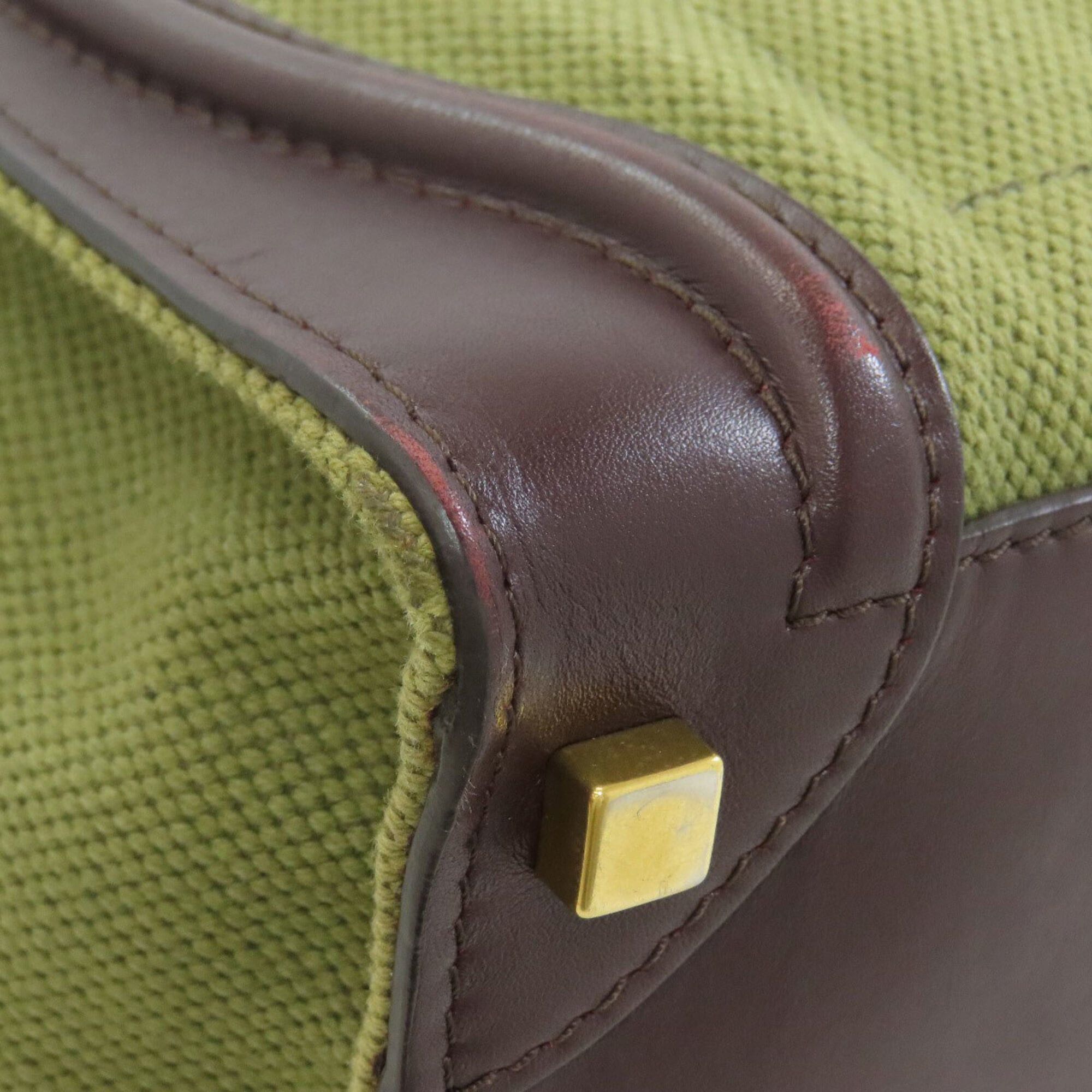 Celine Celine Luggage Micro Handbag, Canvas/Leather, Women's Size ONE SIZE - 21 Thumbnail