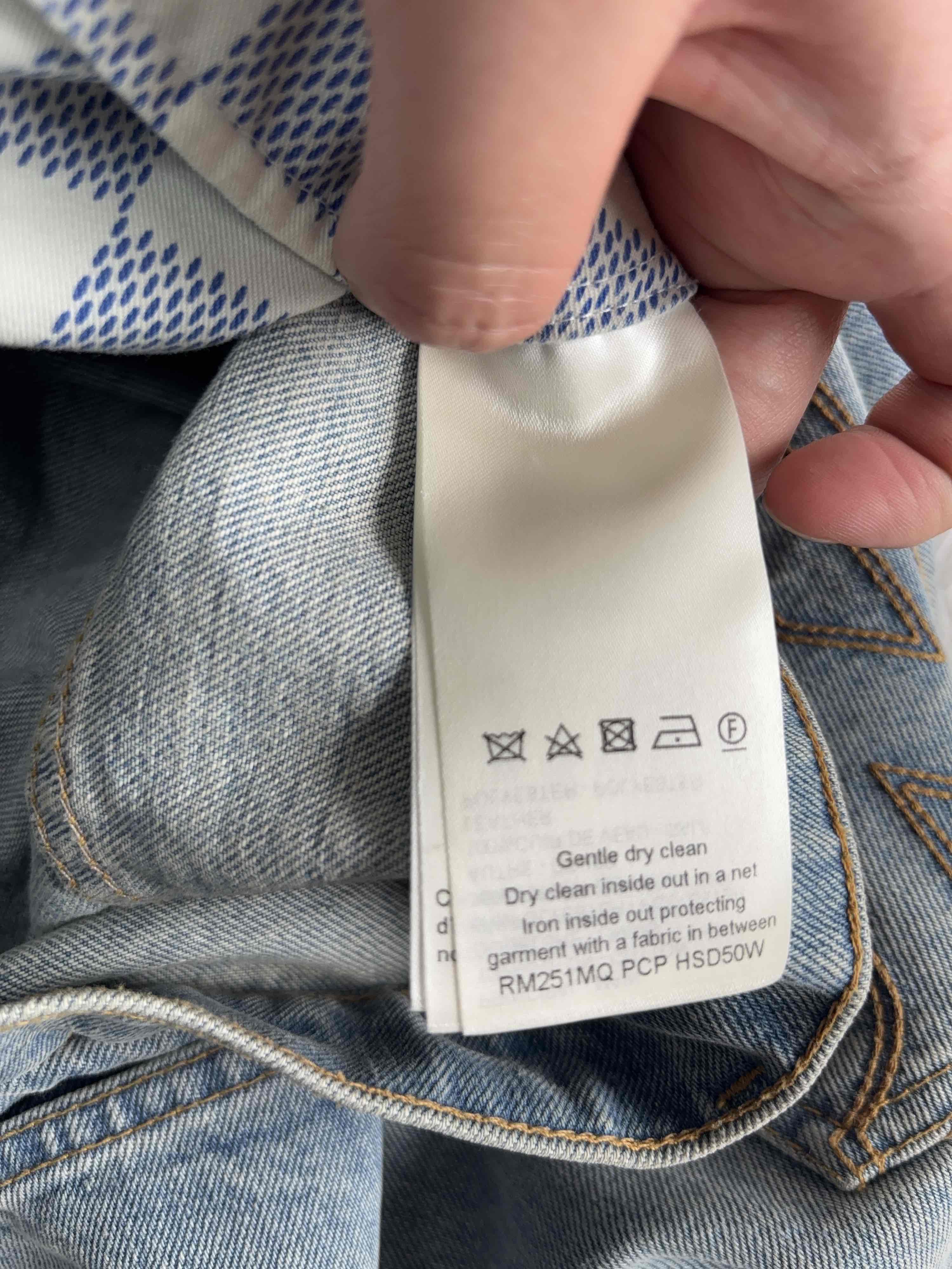 Louis Vuitton Louis Vuitton Staples Edition Denim Jeans Size 36 Size US 36 / EU 52 - 4 Thumbnail