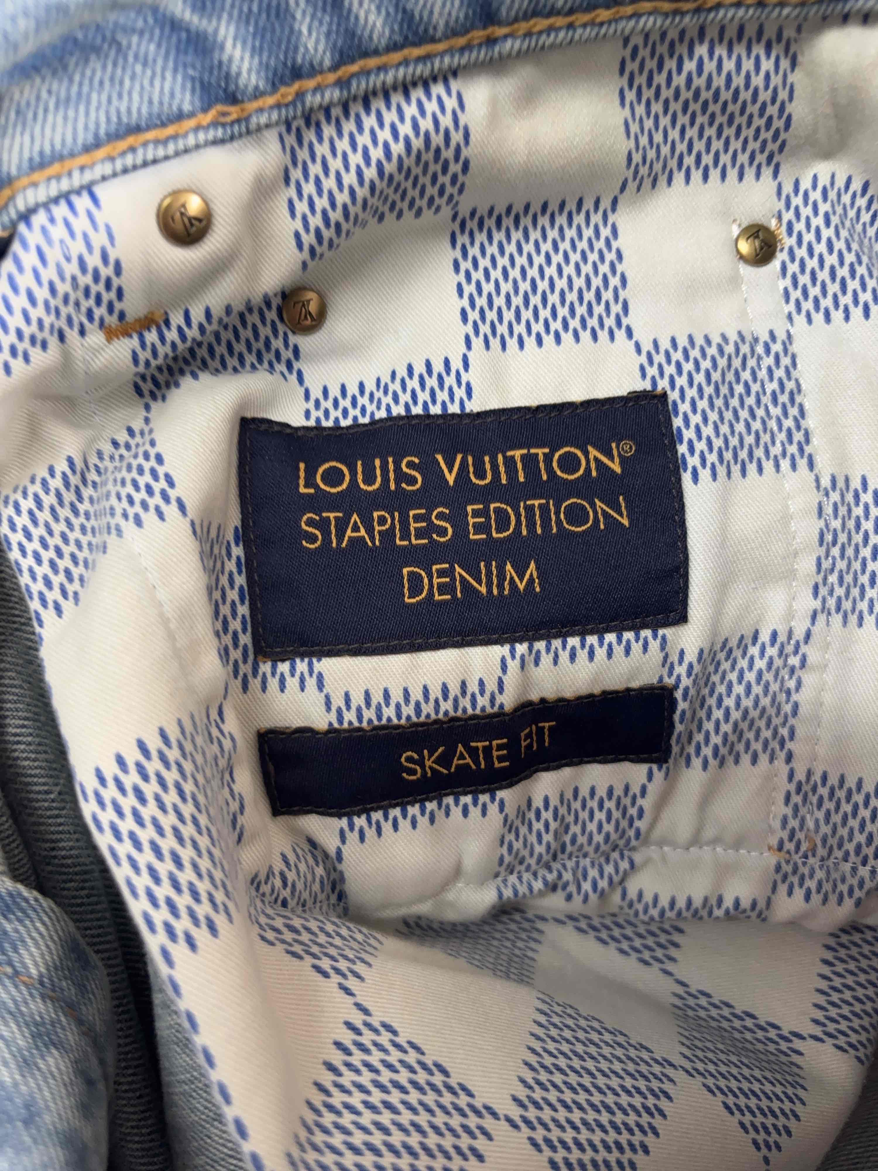 Louis Vuitton Louis Vuitton Staples Edition Denim Jeans Size 36 Size US 36 / EU 52 - 3 Thumbnail