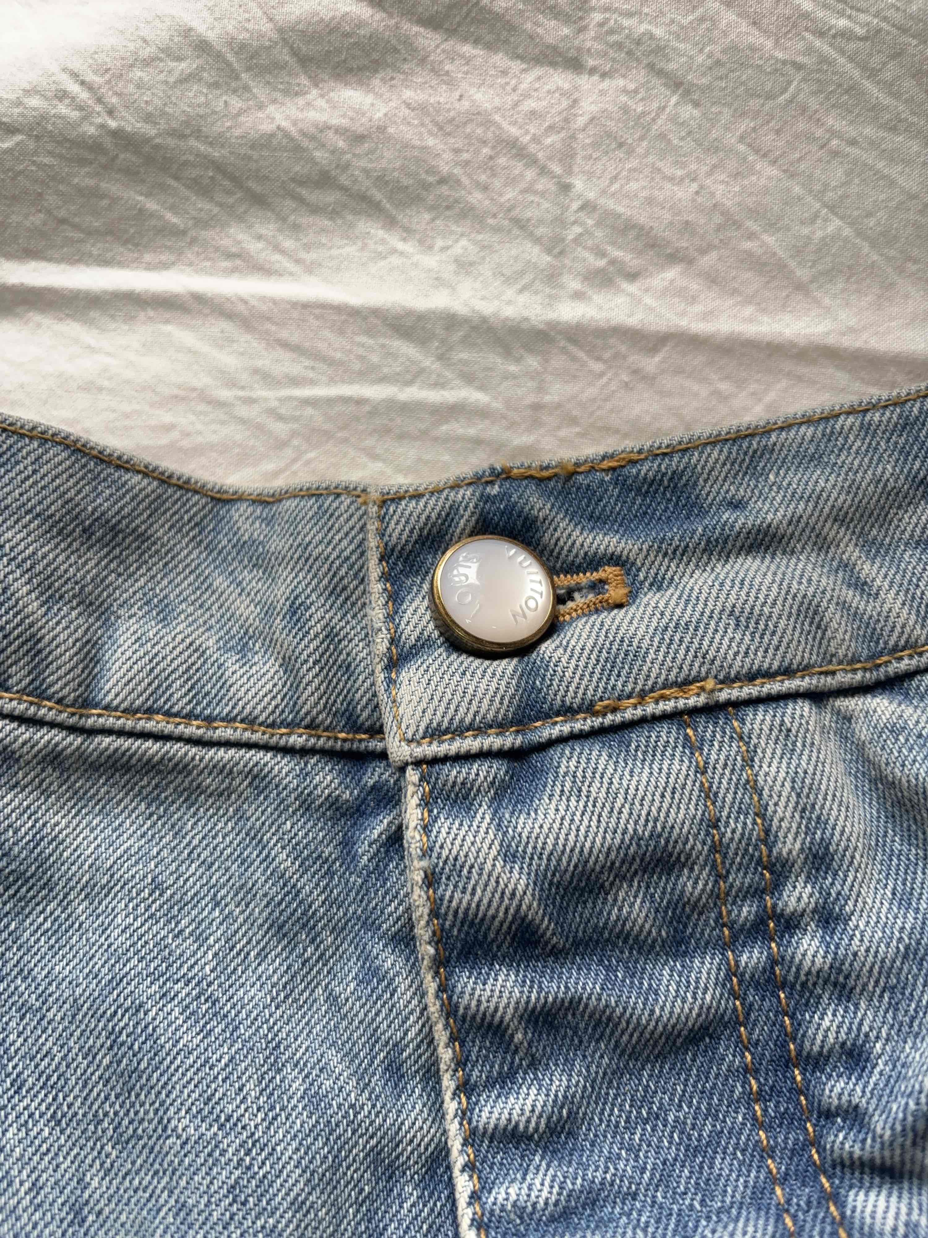 Louis Vuitton Louis Vuitton Staples Edition Denim Jeans Size 36 Size US 36 / EU 52 - 6 Thumbnail