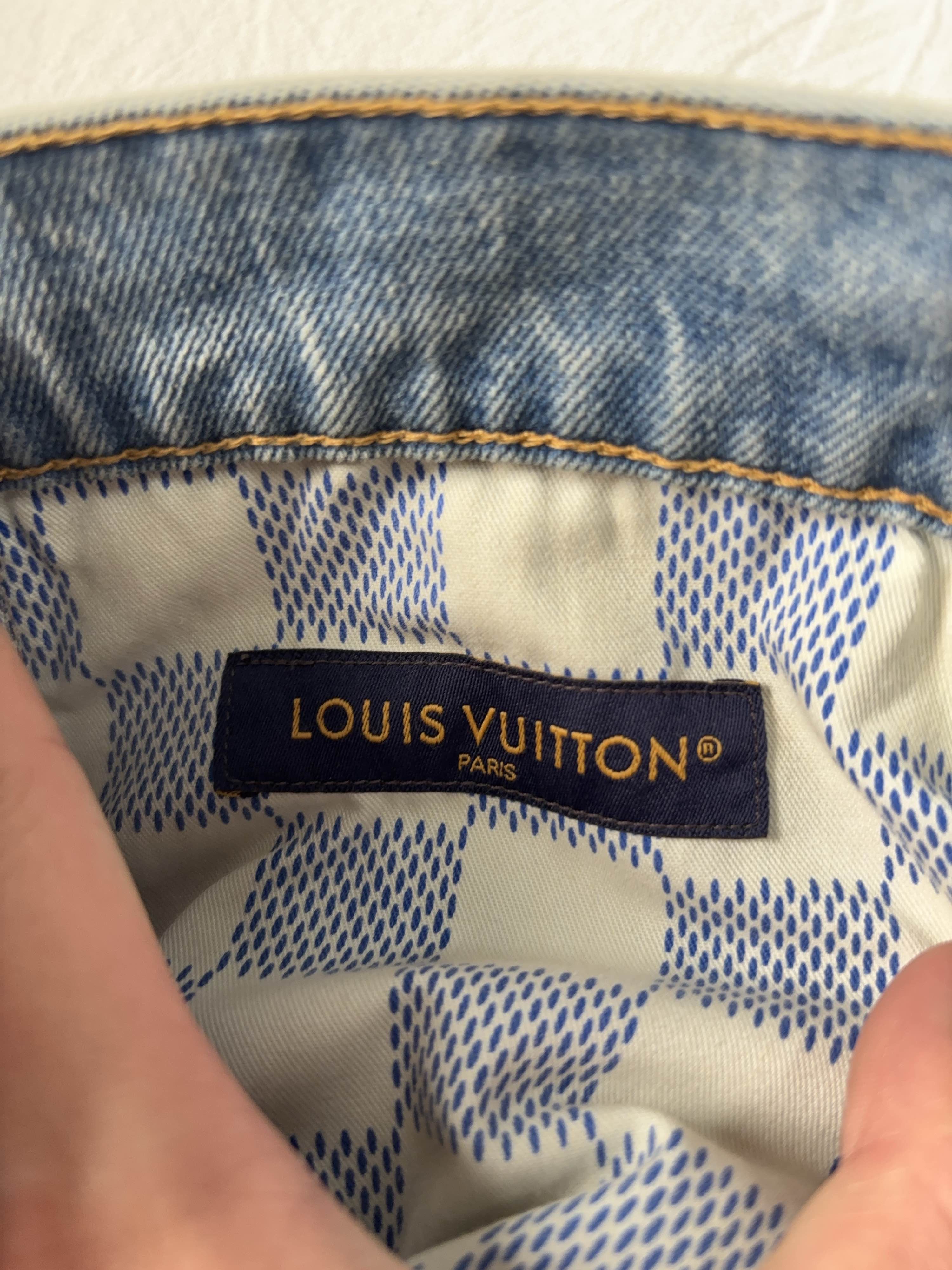 Louis Vuitton Louis Vuitton Staples Edition Denim Jeans Size 36 Size US 36 / EU 52 - 8 Thumbnail