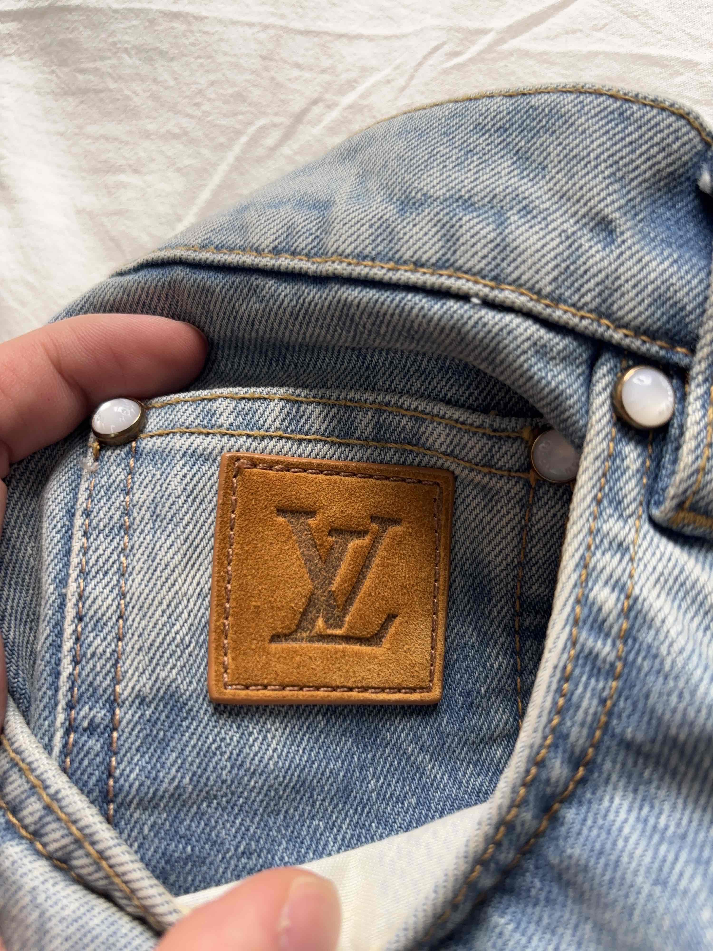Louis Vuitton Louis Vuitton Staples Edition Denim Jeans Size 36 Size US 36 / EU 52 - 7 Thumbnail