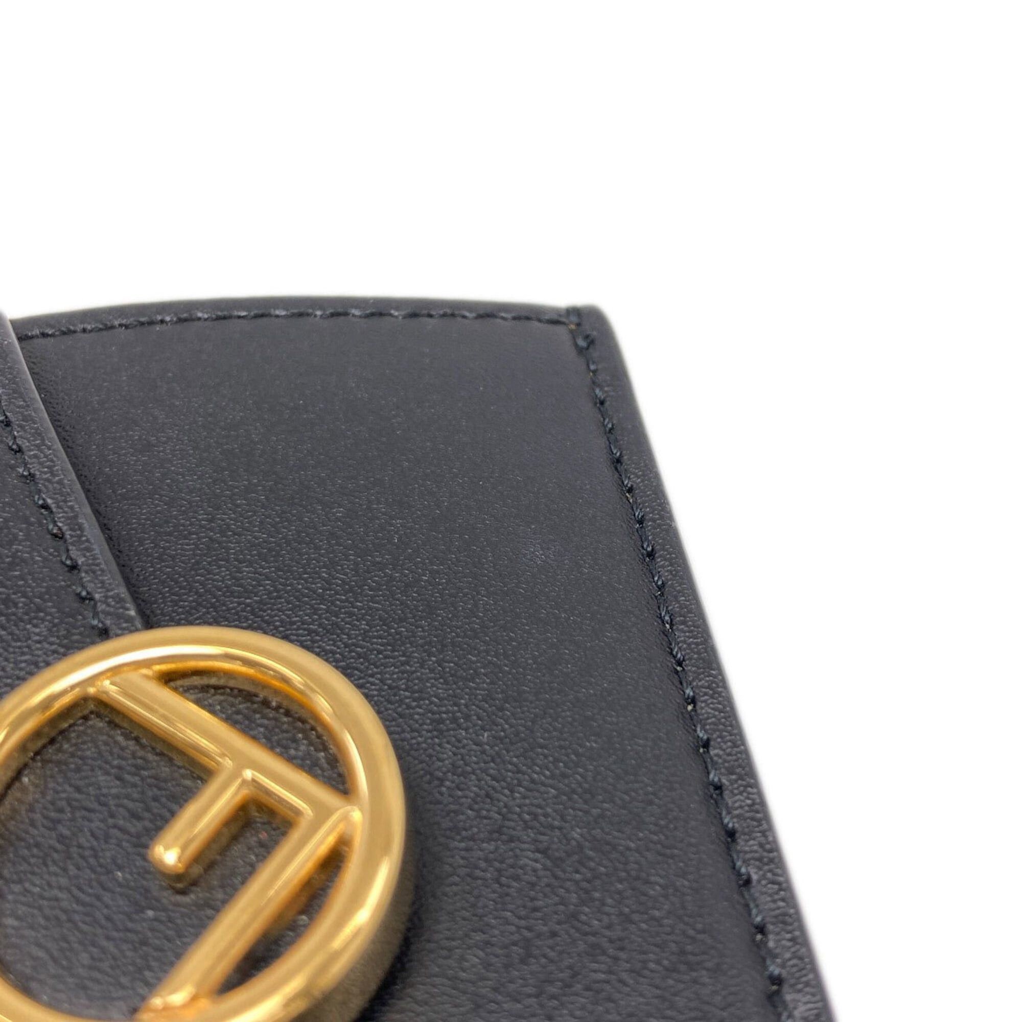 Fendi Fendi F is Micro Trifold Wallet, Bi-fold Calfskin, Women's Size ONE SIZE - 15 Thumbnail