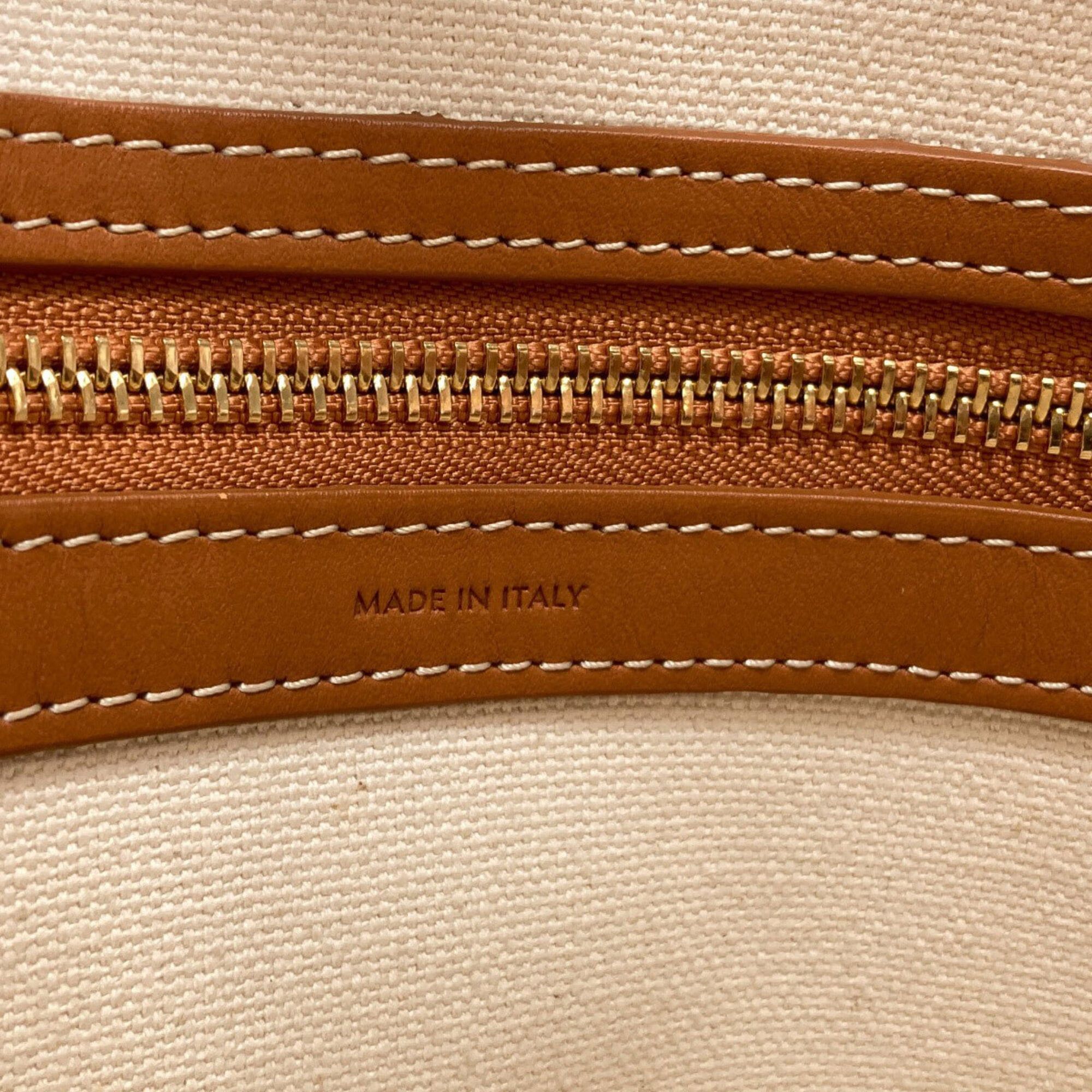 Celine Celine Horizontal Cabas Canvas Handbag for Women Size ONE SIZE - 7 Thumbnail