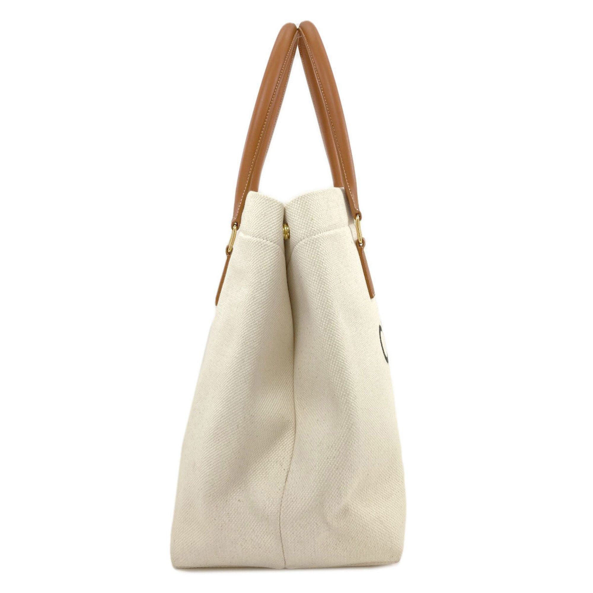 Celine Celine Horizontal Cabas Canvas Handbag for Women Size ONE SIZE - 3 Thumbnail