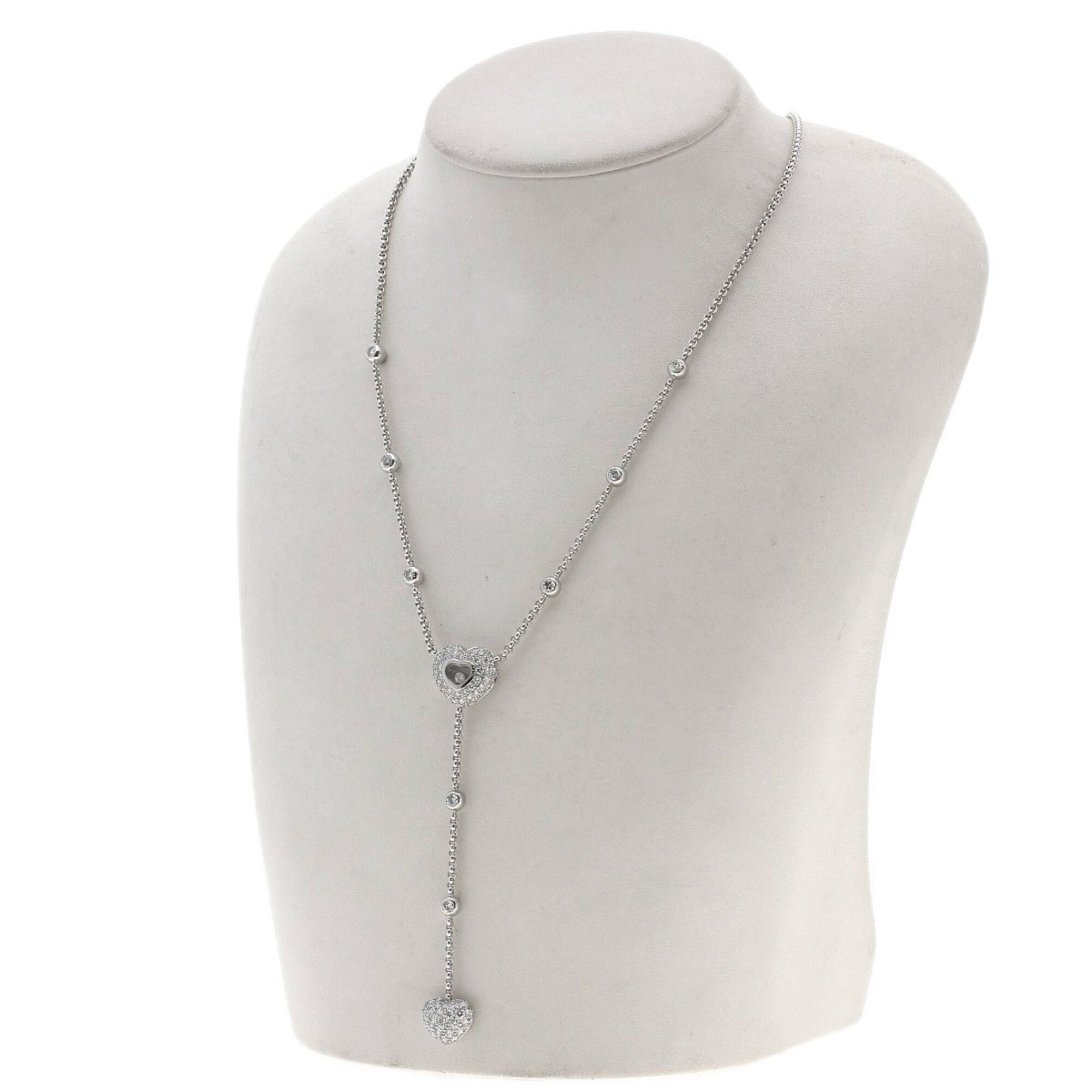 Chopard Chopard Happy Diamonds Necklace, 18K White Gold, Women's Size ONE SIZE - 8 Thumbnail