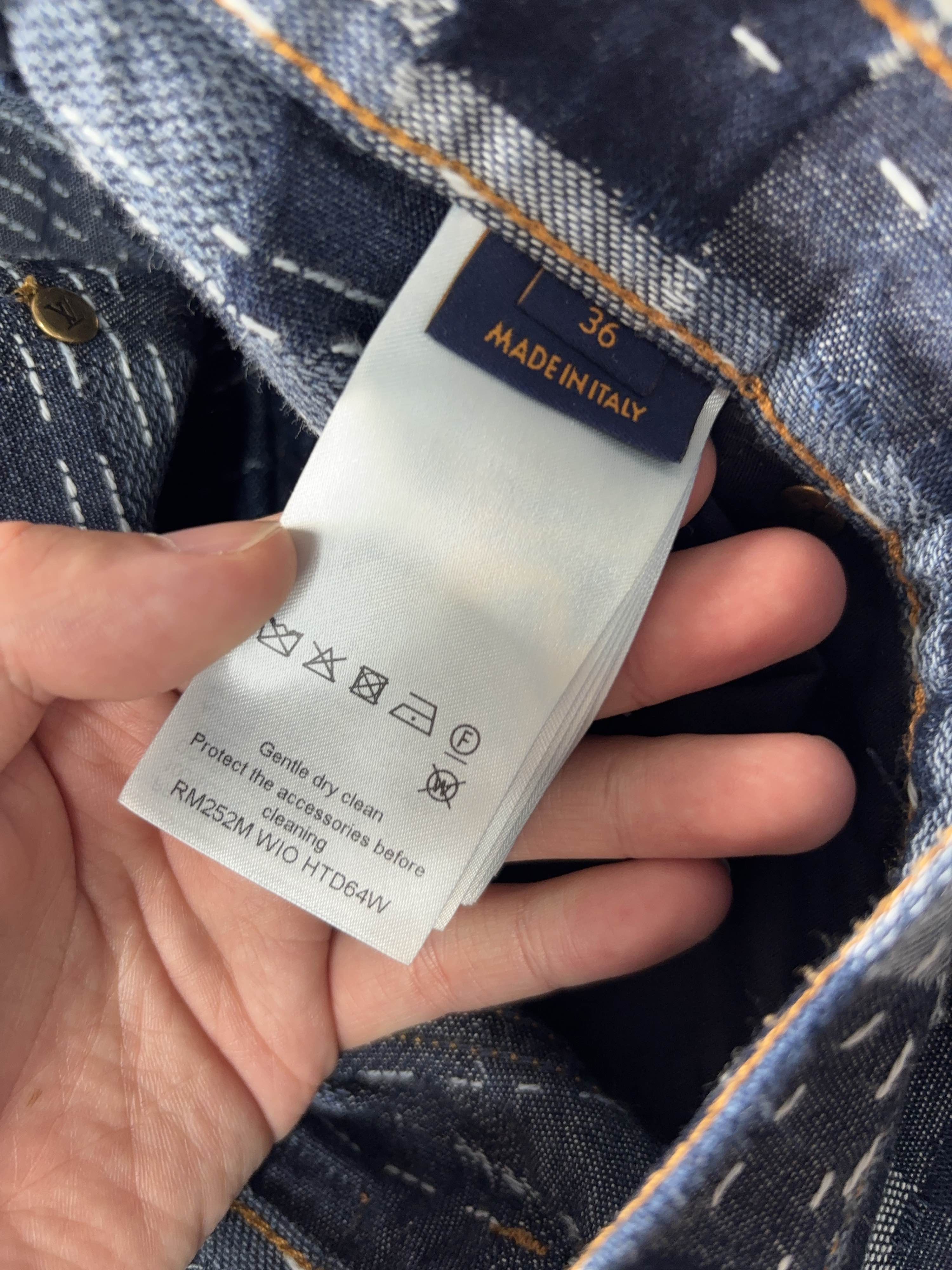 Louis Vuitton Louis Vuitton Patchwork Denim Jeans Size 36 Size US 36 / EU 52 - 4 Thumbnail