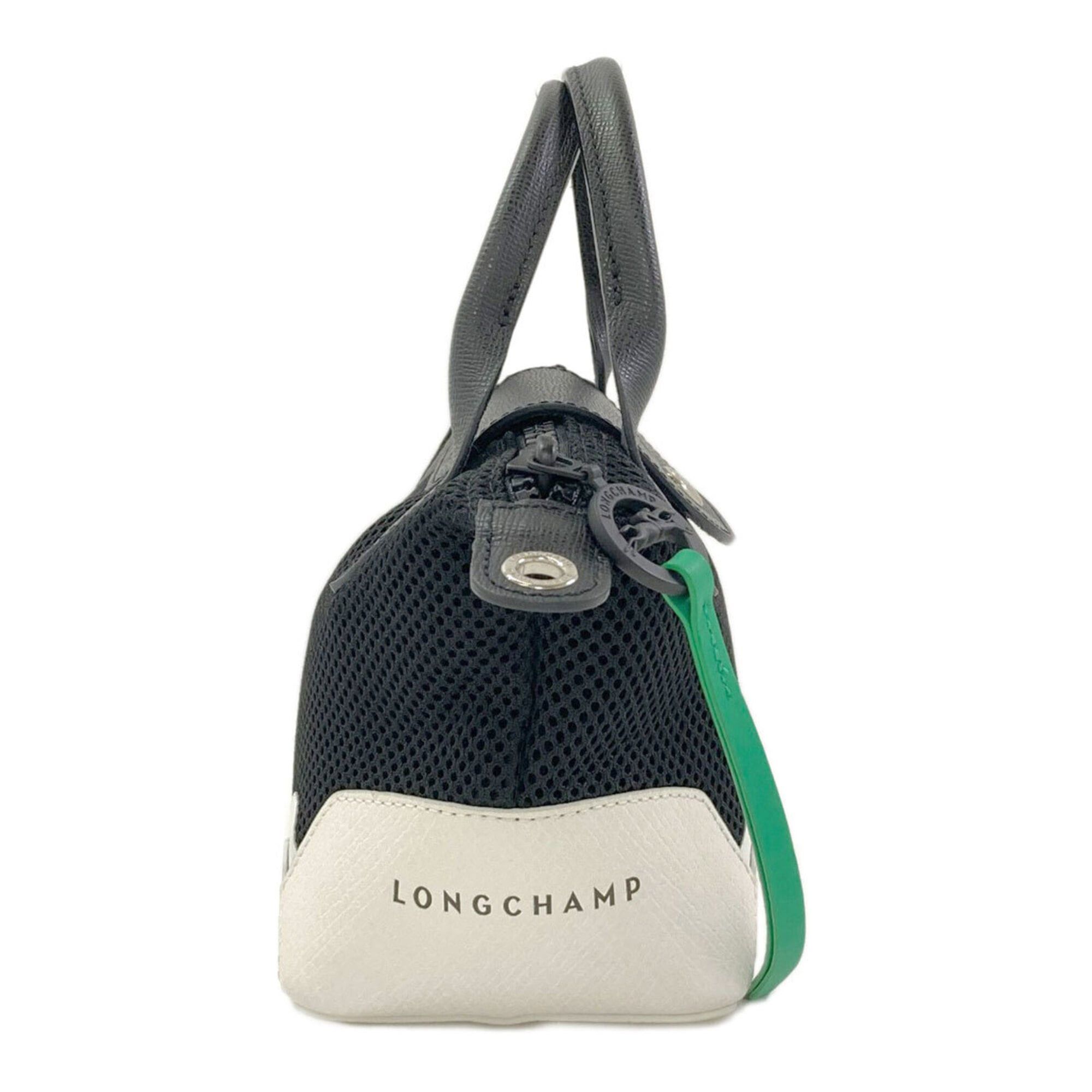 Longchamp Longchamp Mesh 2-Way Handbag, Polyester, Women's Size ONE SIZE - 3 Thumbnail