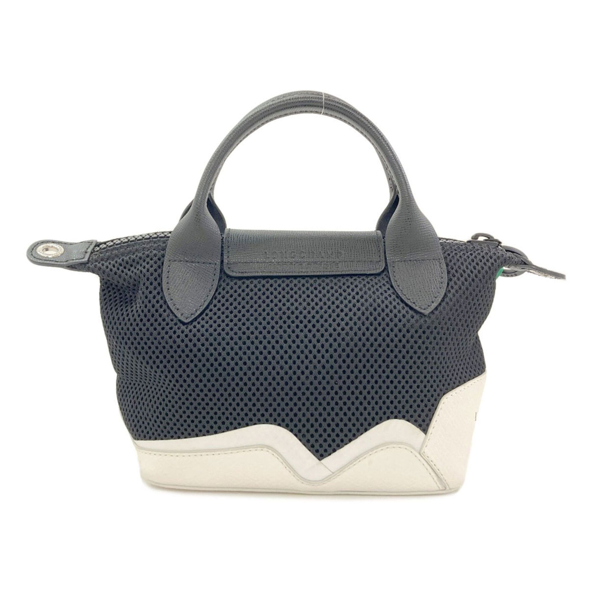 Longchamp Longchamp Mesh 2-Way Handbag, Polyester, Women's Size ONE SIZE - 2 Thumbnail