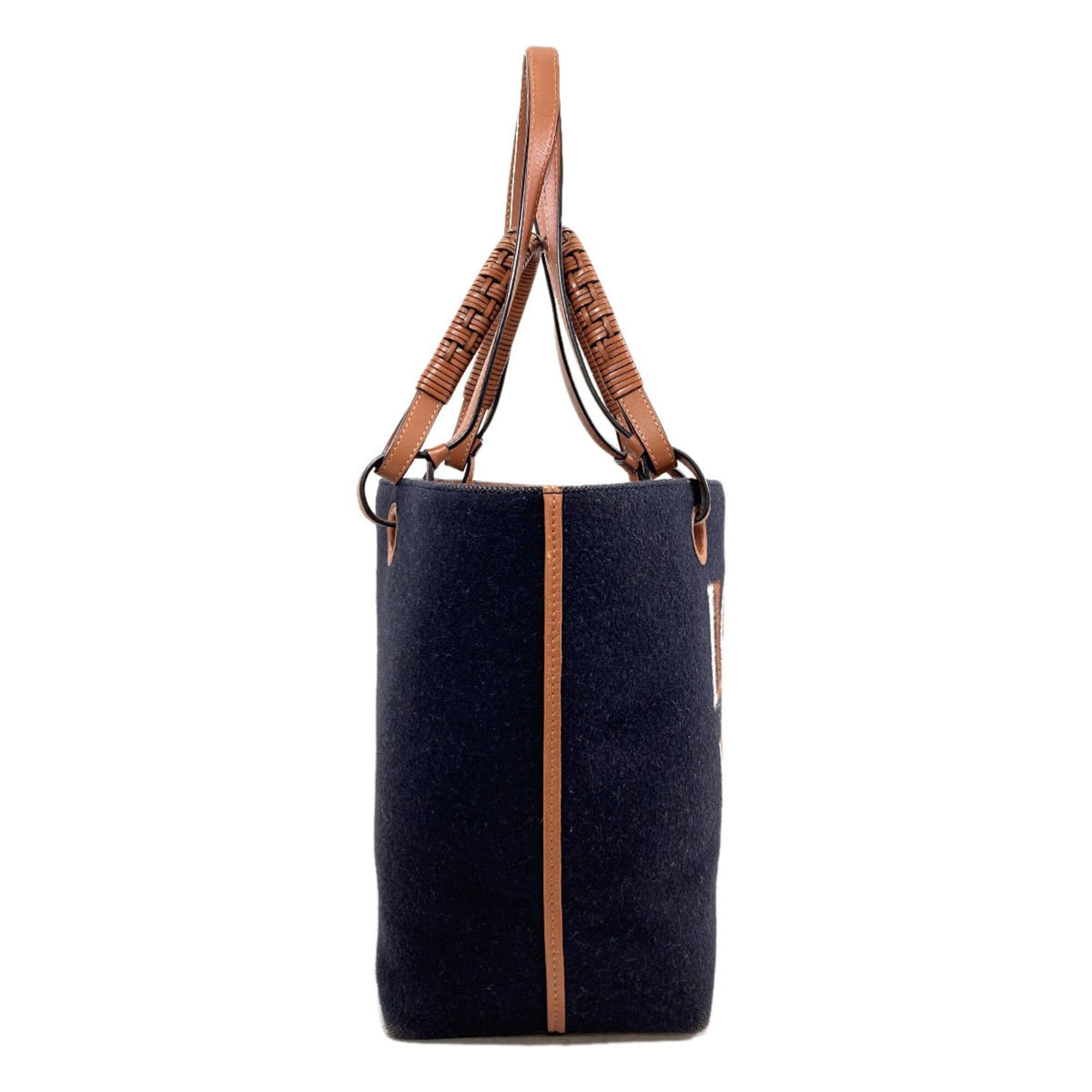 Loewe Loewe Love Anagram 2-Way Tote Bag, Wool, Women's Size ONE SIZE - 3 Thumbnail