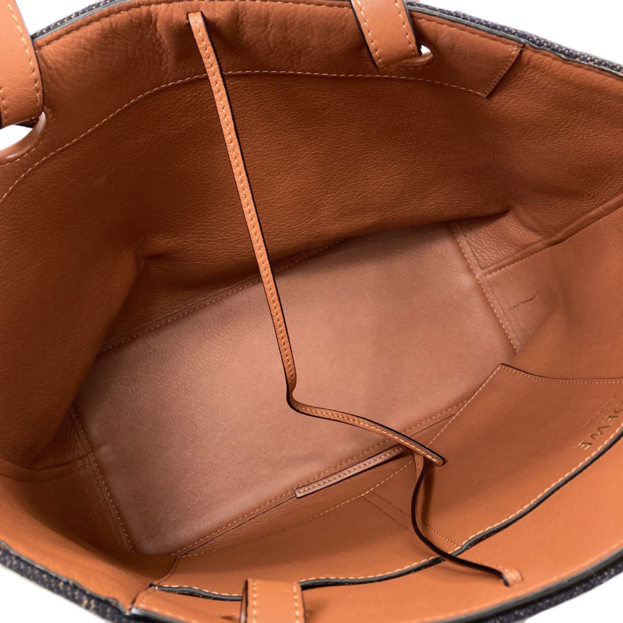 Loewe Loewe Love Anagram 2-Way Tote Bag, Wool, Women's Size ONE SIZE - 5 Thumbnail