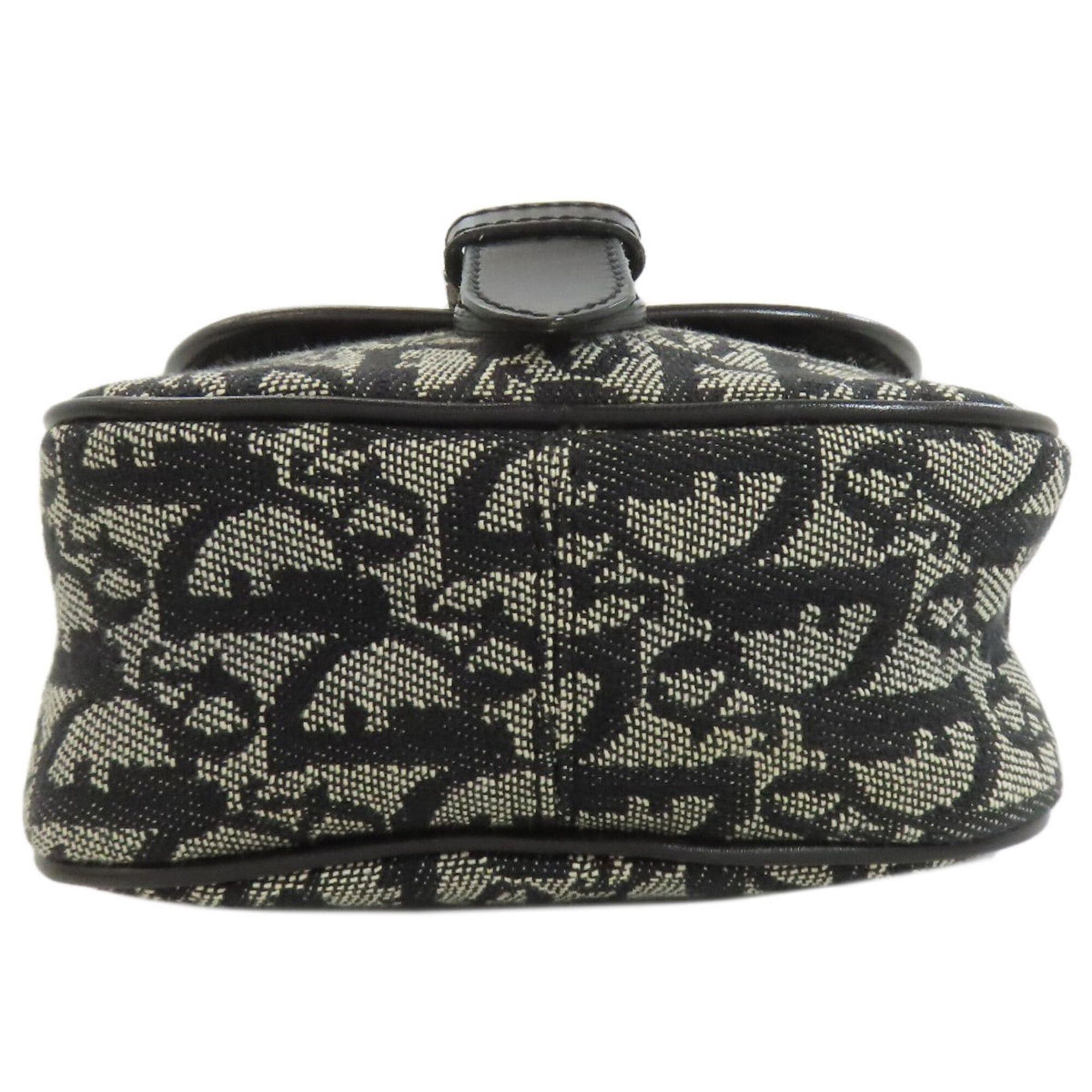 Dior Christian Dior Trotter Pattern Canvas Shoulder Bag for Women Size ONE SIZE - 4 Thumbnail