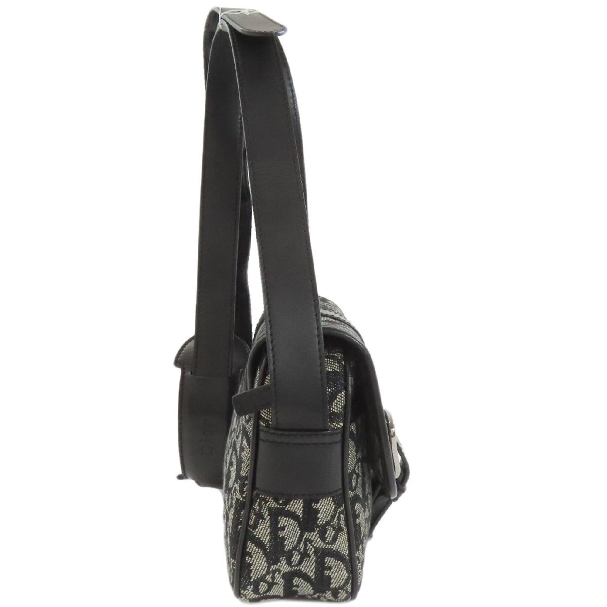 Dior Christian Dior Trotter Pattern Canvas Shoulder Bag for Women Size ONE SIZE - 3 Thumbnail