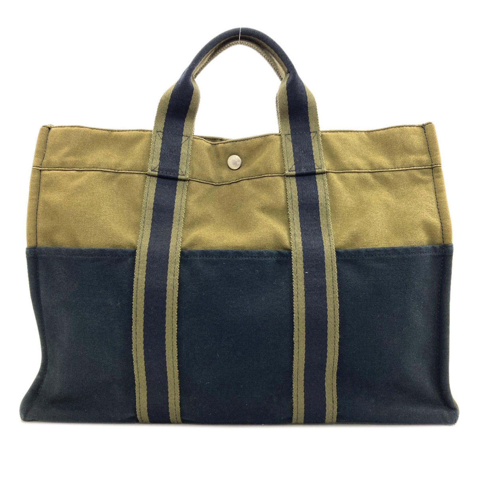 Hermes Hermes Sac Fourre-Tout MM Canvas Handbag for Women Size ONE SIZE - 2 Thumbnail