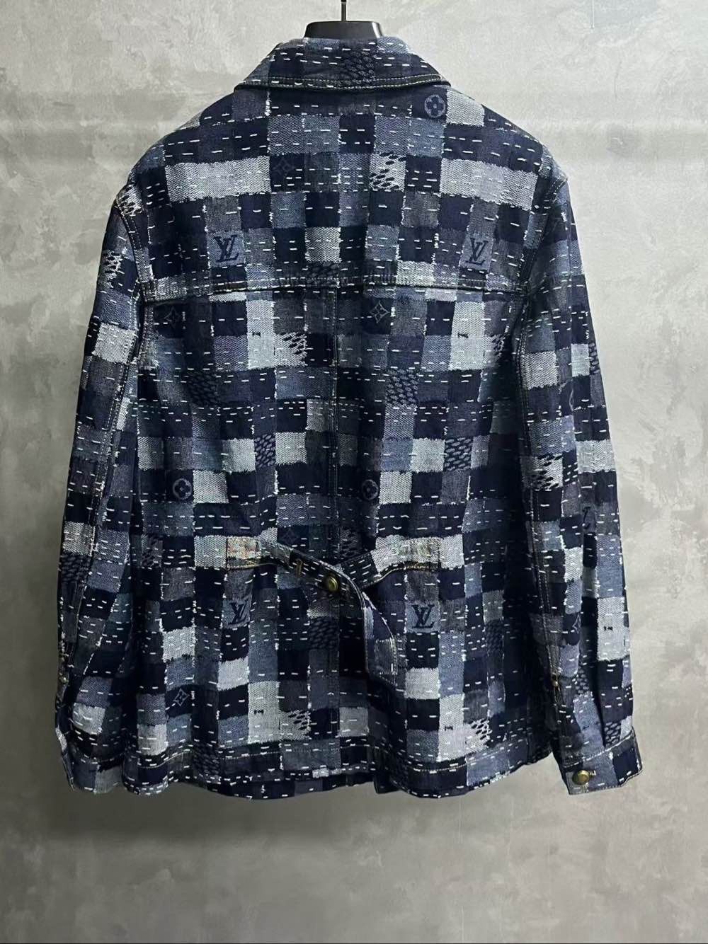 Louis Vuitton Louis Vuitton Craggy Damier Denim Jacket Size 50 Size US M / EU 48-50 / 2 - 2 Thumbnail