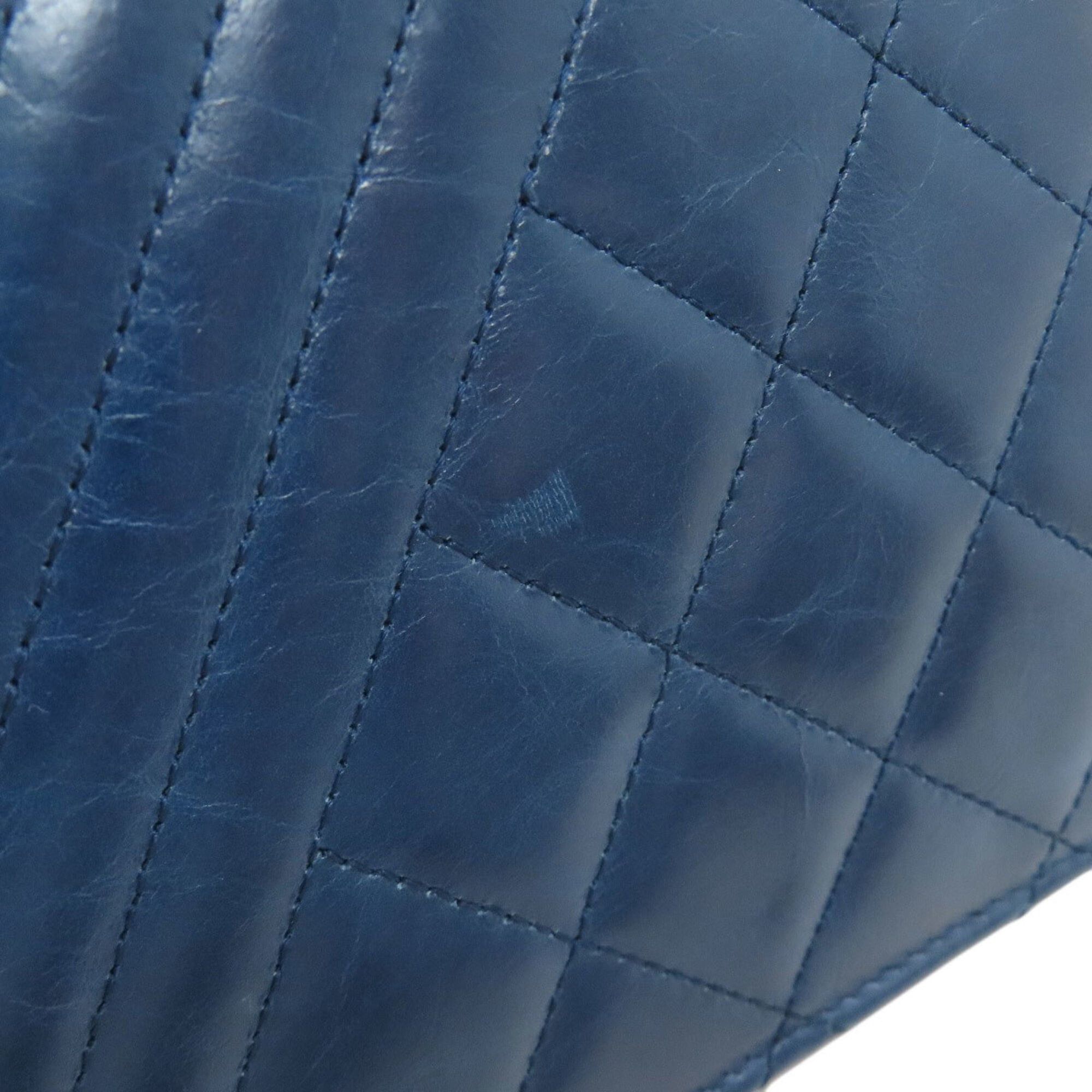 Chanel Chanel Coco Mark Matelassé Long Wallet with Silver Hardware, Lambskin, Women's Size ONE SIZE - 19 Thumbnail