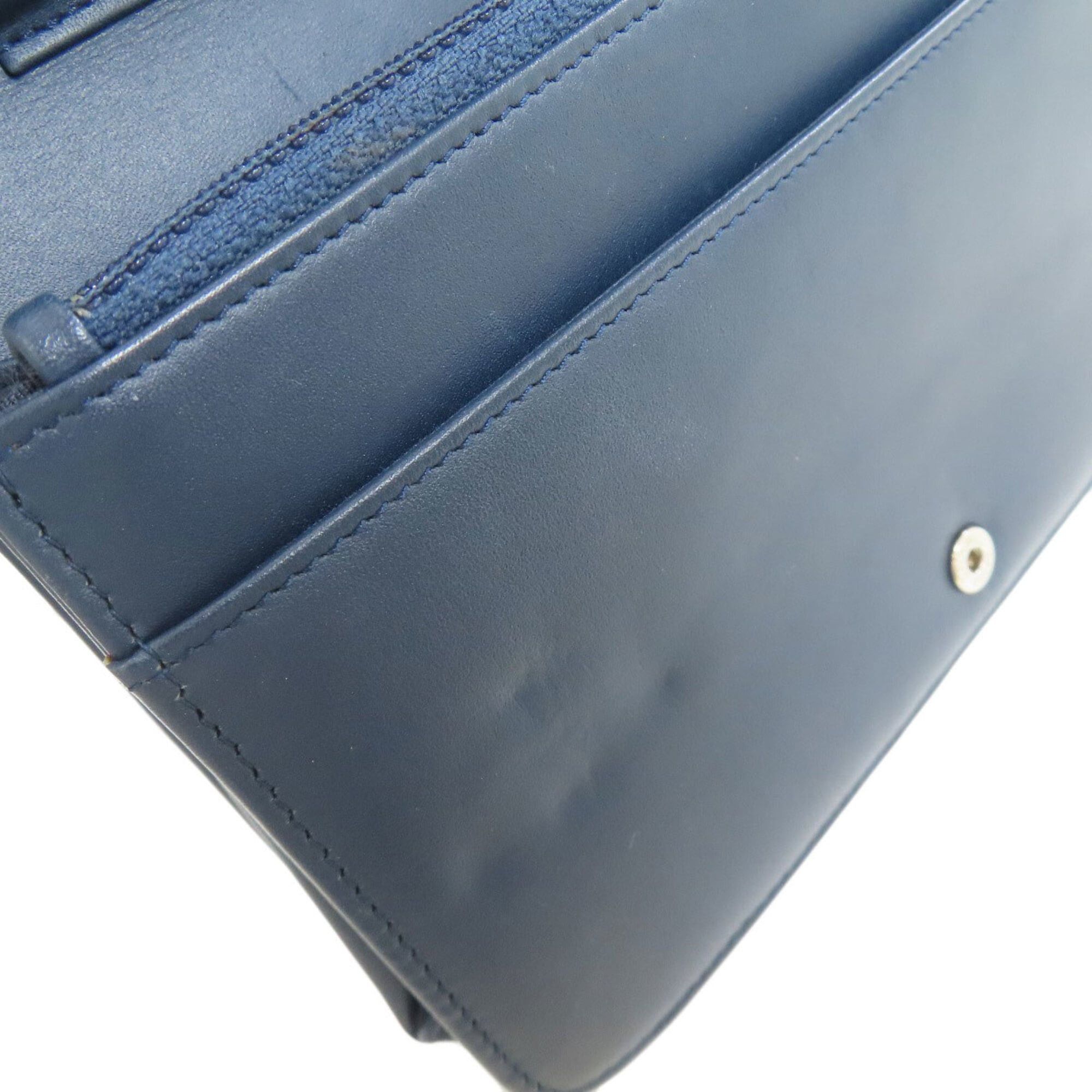 Chanel Chanel Coco Mark Matelassé Long Wallet with Silver Hardware, Lambskin, Women's Size ONE SIZE - 15 Thumbnail