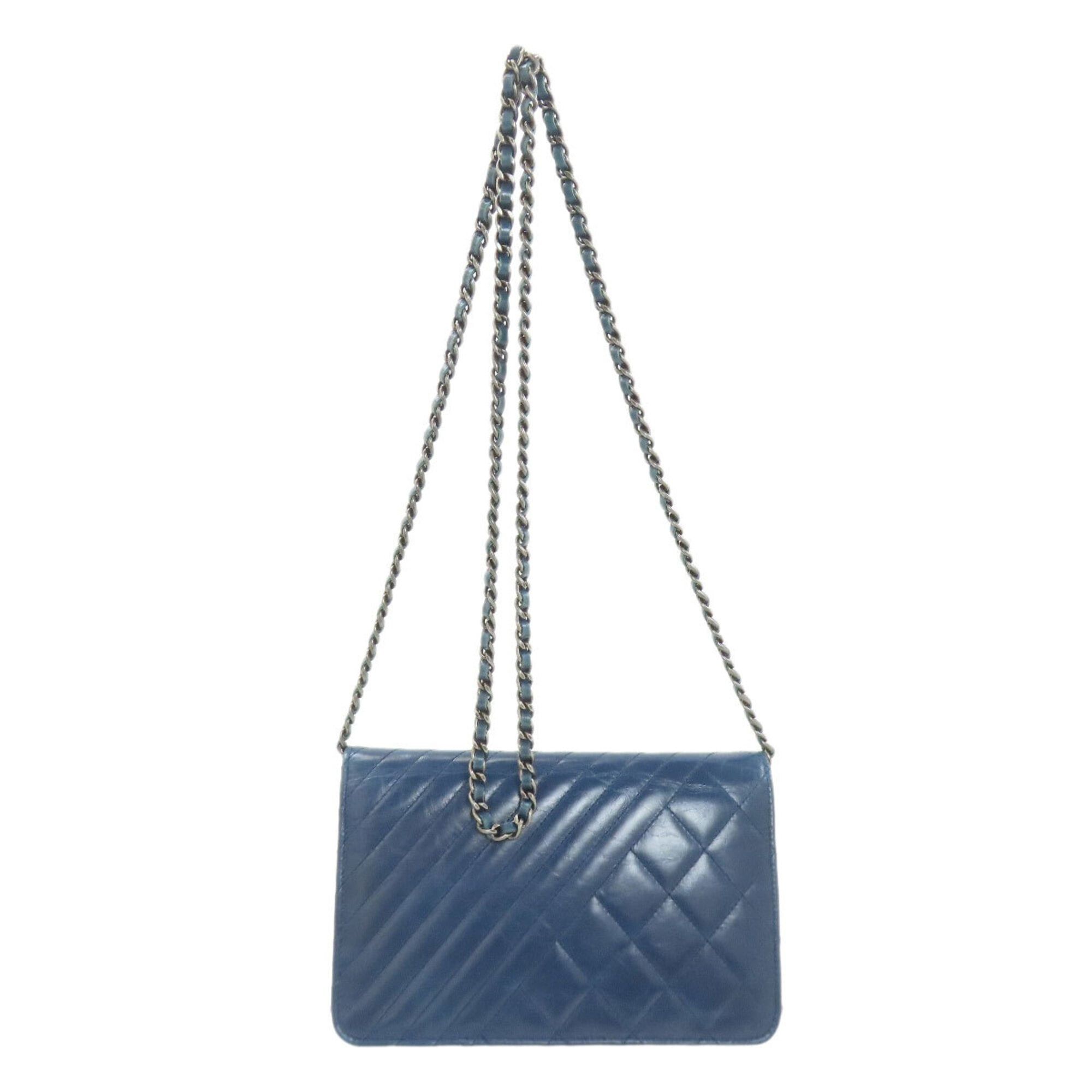 Chanel Chanel Coco Mark Matelassé Long Wallet with Silver Hardware, Lambskin, Women's Size ONE SIZE - 2 Thumbnail