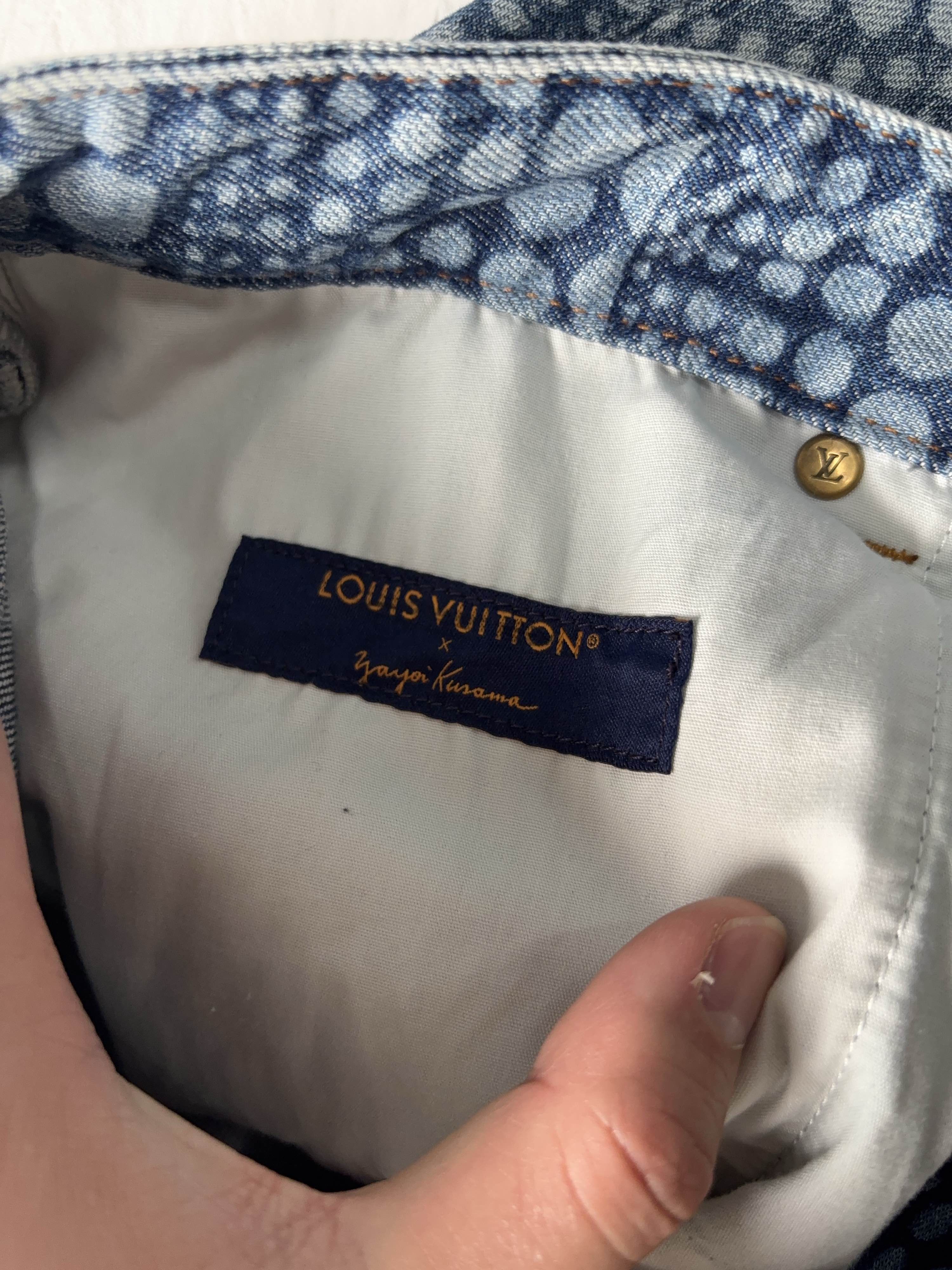 Louis Vuitton Louis Vuitton x Yayoi Kusama Pumpkin Denim Jeans Size 34 Size US 34 / EU 50 - 3 Thumbnail