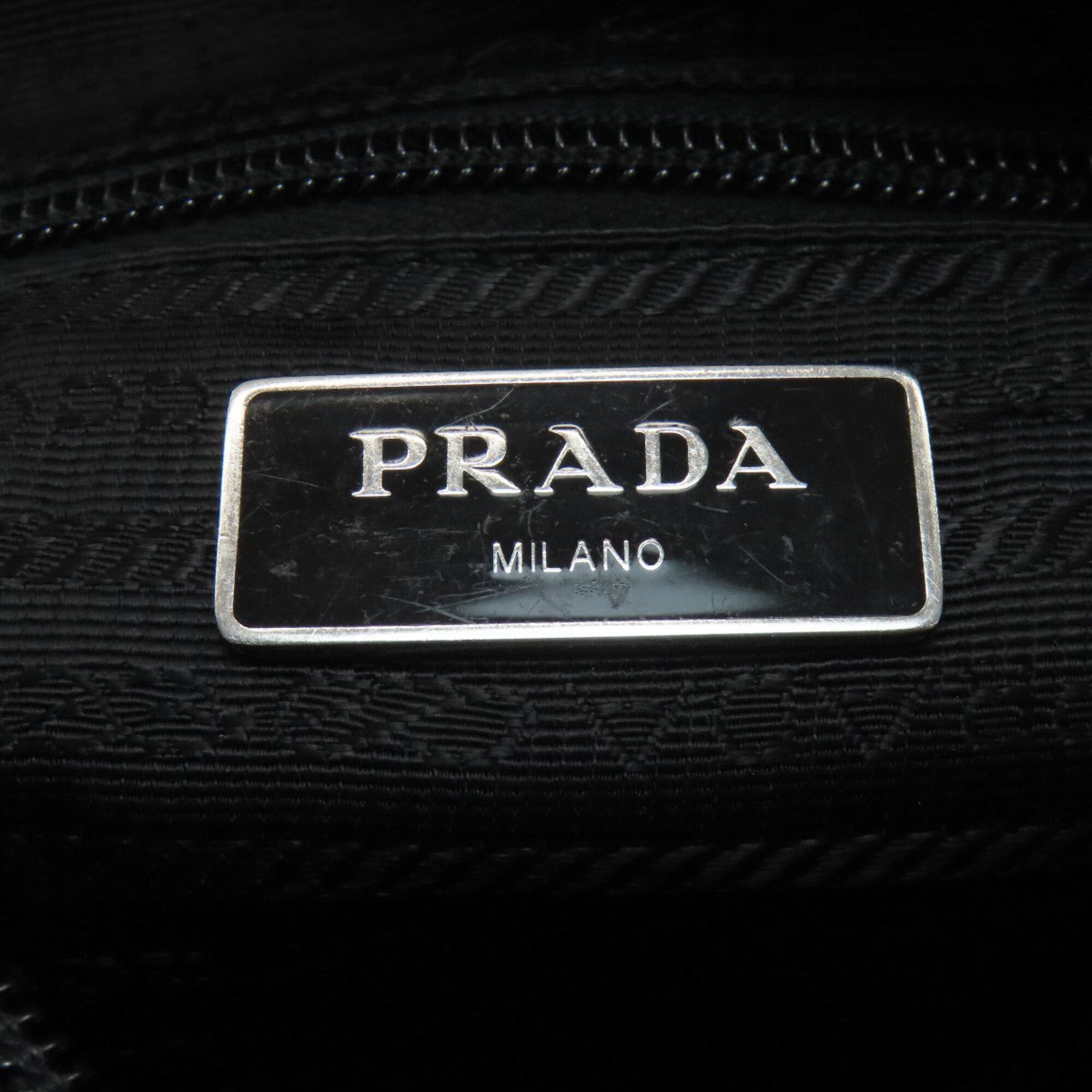 Prada Prada logo hardware shoulder bag, nylon, women's. Size ONE SIZE - 6 Thumbnail
