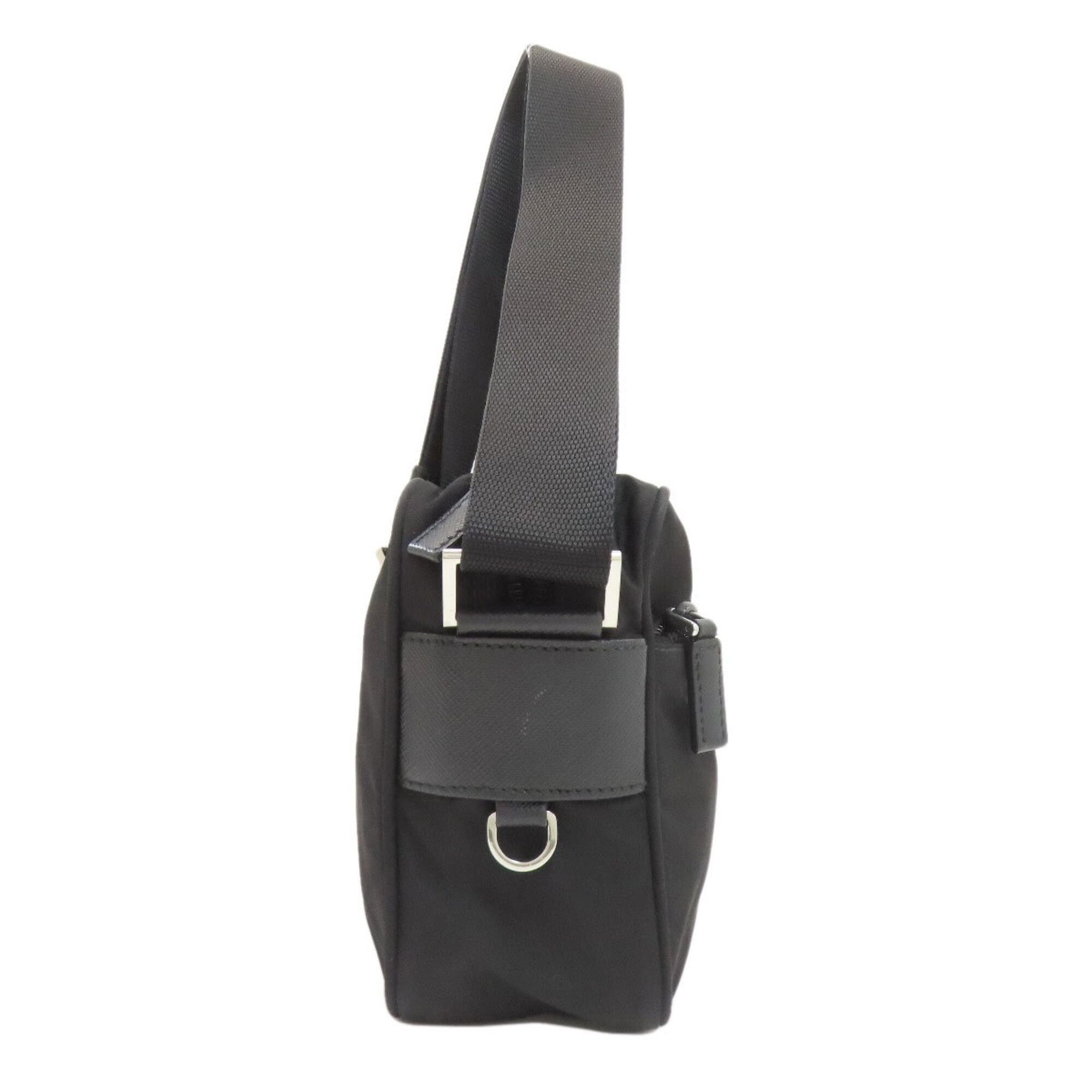 Prada Prada logo hardware shoulder bag, nylon, women's. Size ONE SIZE - 3 Thumbnail