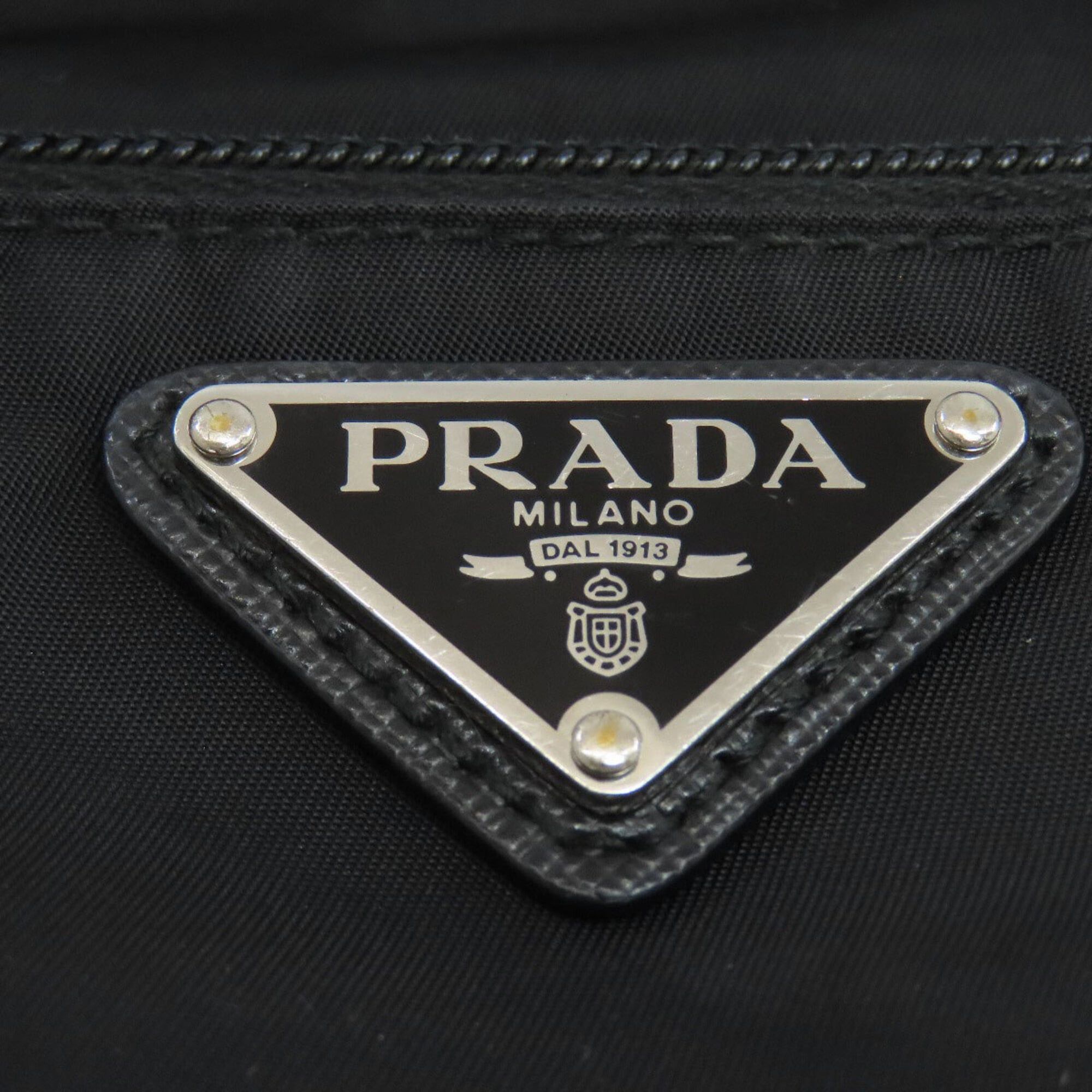 Prada Prada logo hardware shoulder bag, nylon, women's. Size ONE SIZE - 9 Thumbnail