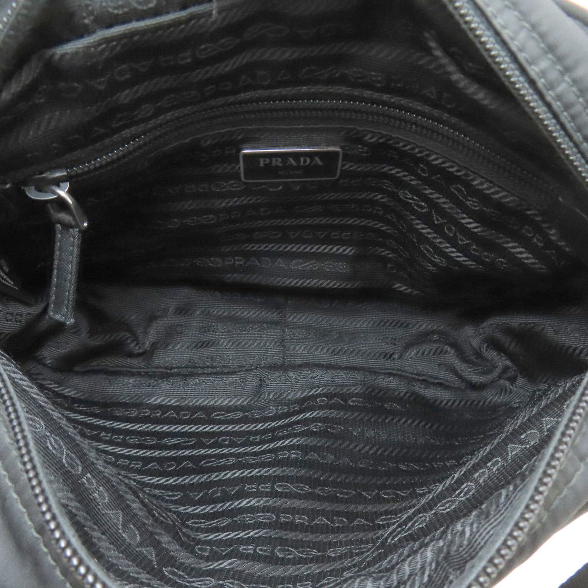 Prada Prada logo hardware shoulder bag, nylon, women's. Size ONE SIZE - 5 Thumbnail