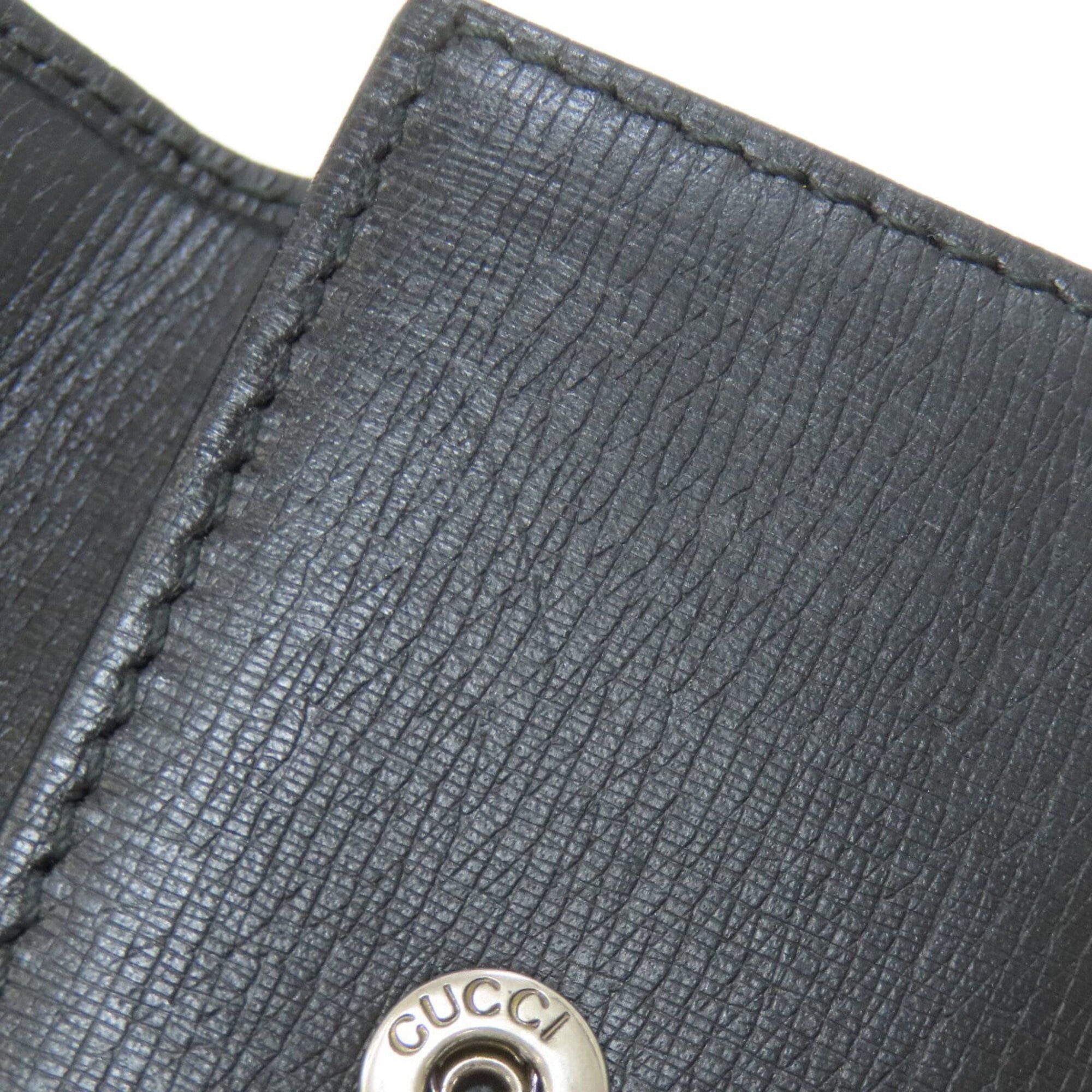 Gucci Gucci 256337 Interlocking G Key Case, Leather, Women's Size ONE SIZE - 10 Thumbnail