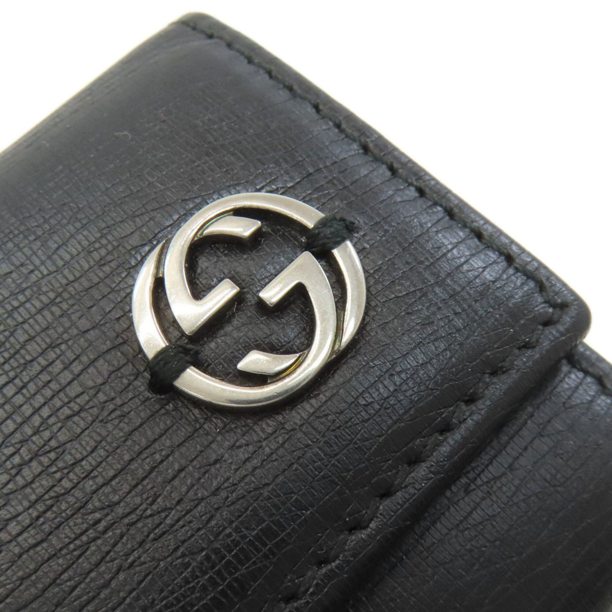 Gucci Gucci 256337 Interlocking G Key Case, Leather, Women's Size ONE SIZE - 13 Thumbnail