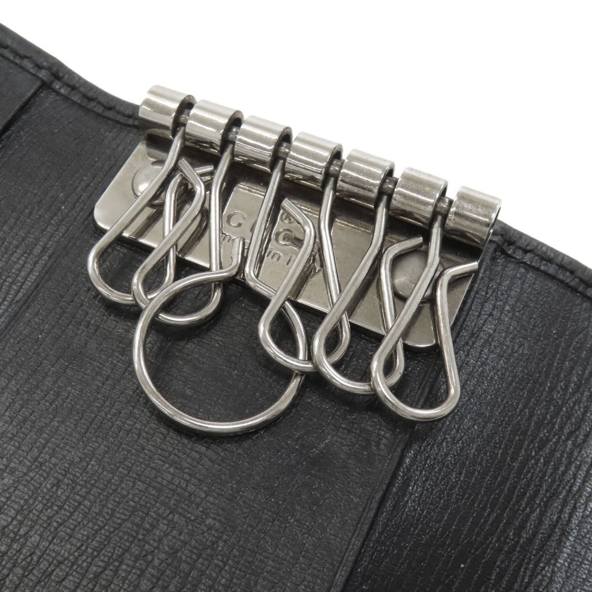 Gucci Gucci 256337 Interlocking G Key Case, Leather, Women's Size ONE SIZE - 5 Thumbnail