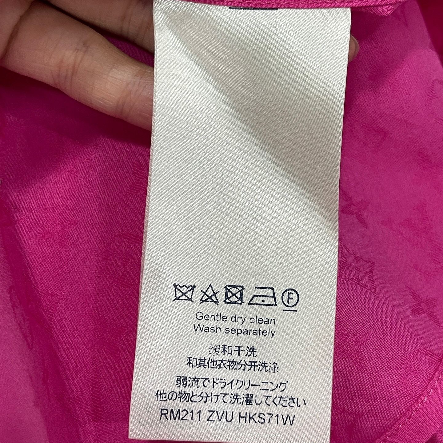 Louis Vuitton Louis Vuitton Monogram Pink Shirt Size XS Size US XS / EU 42 / 0 - 4 Thumbnail