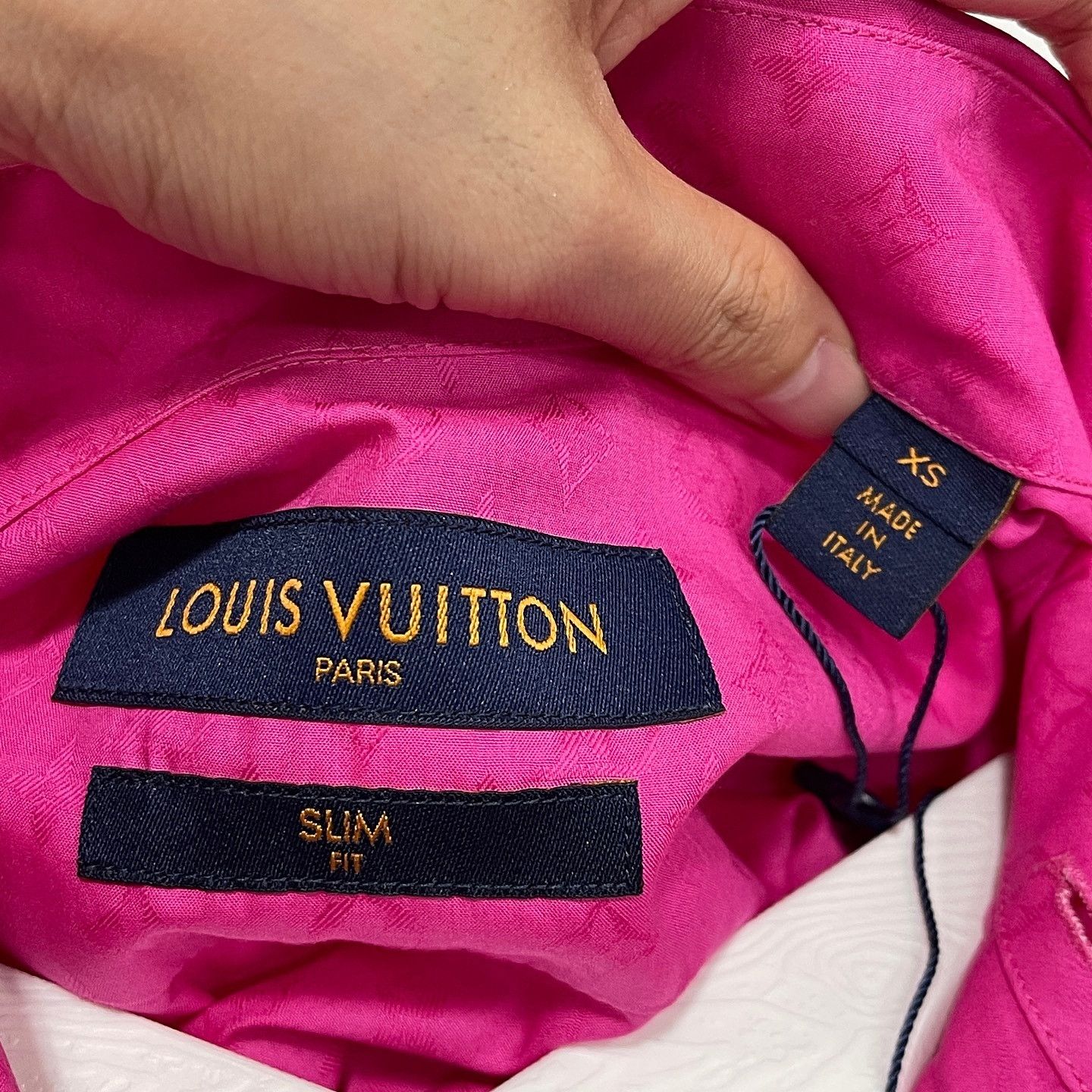 Louis Vuitton Louis Vuitton Monogram Pink Shirt Size XS Size US XS / EU 42 / 0 - 3 Thumbnail