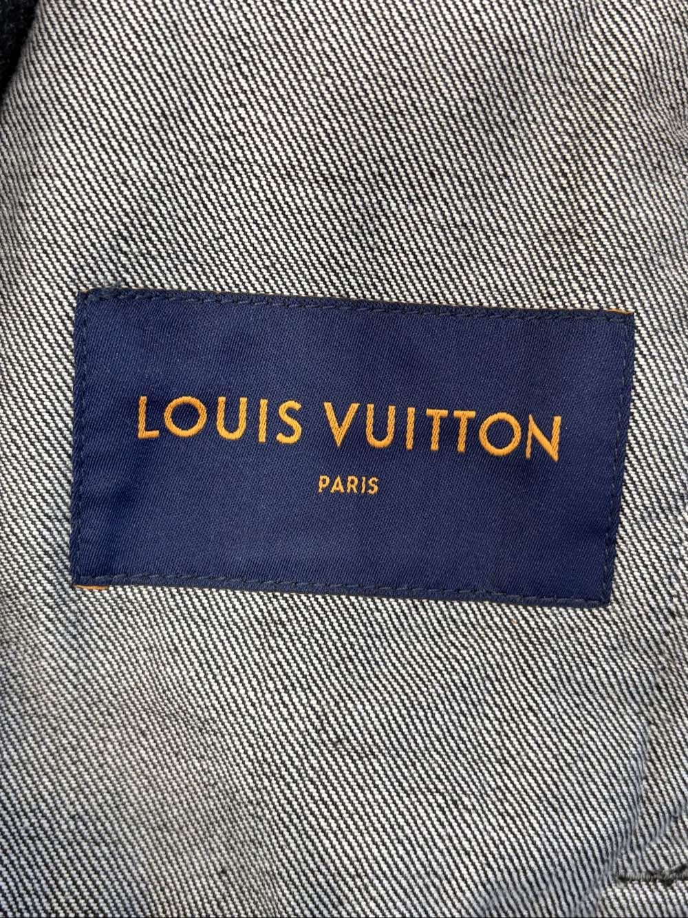 Louis Vuitton Louis Vuitton Contrast Denim Jacket Size L Size US L / EU 52-54 / 3 - 3 Thumbnail