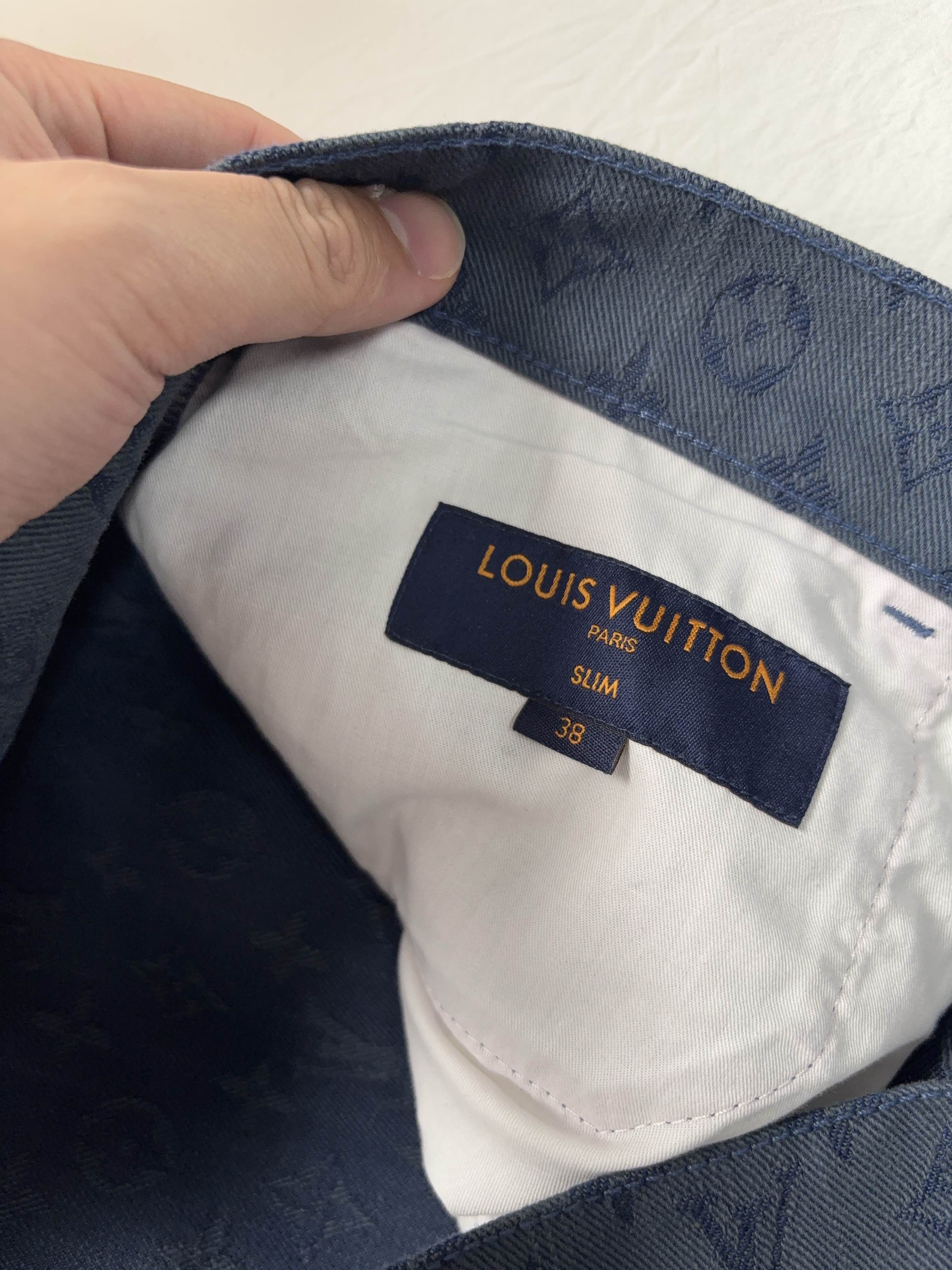 Louis Vuitton LOUIS VUITTON Monogram Slim Jeans Size 30 Size US 38 / EU 54 - 3 Thumbnail