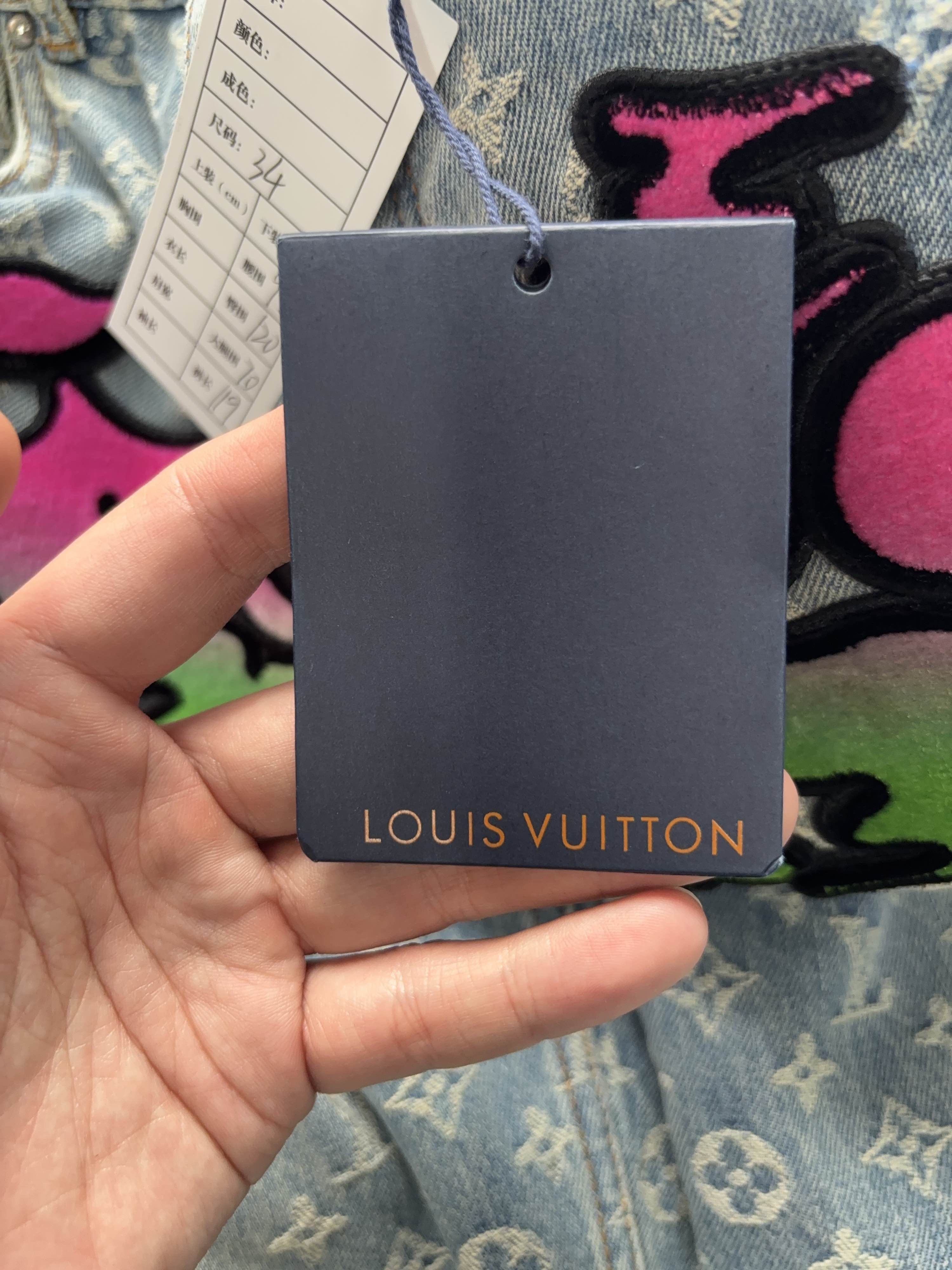 Louis Vuitton Louis Vuitton Monogram Graffiti Denim Jeans Size 34 Size US 34 / EU 50 - 5 Thumbnail