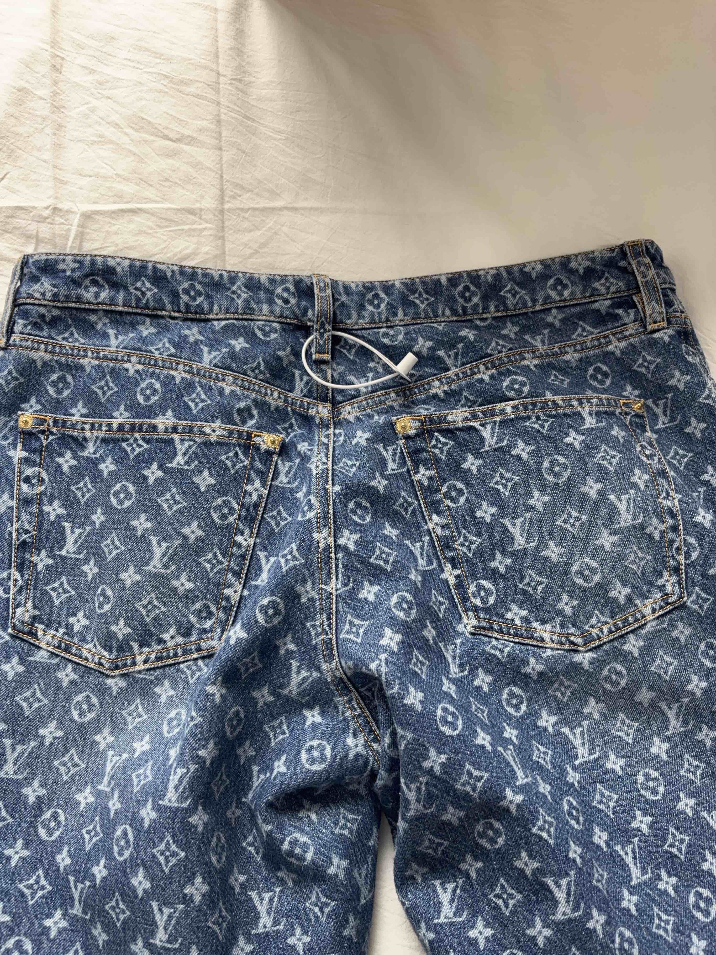 Louis Vuitton Louis Vuitton Monogram Jeans Size 44 Size 30" / US 8 / IT 44 - 6 Thumbnail