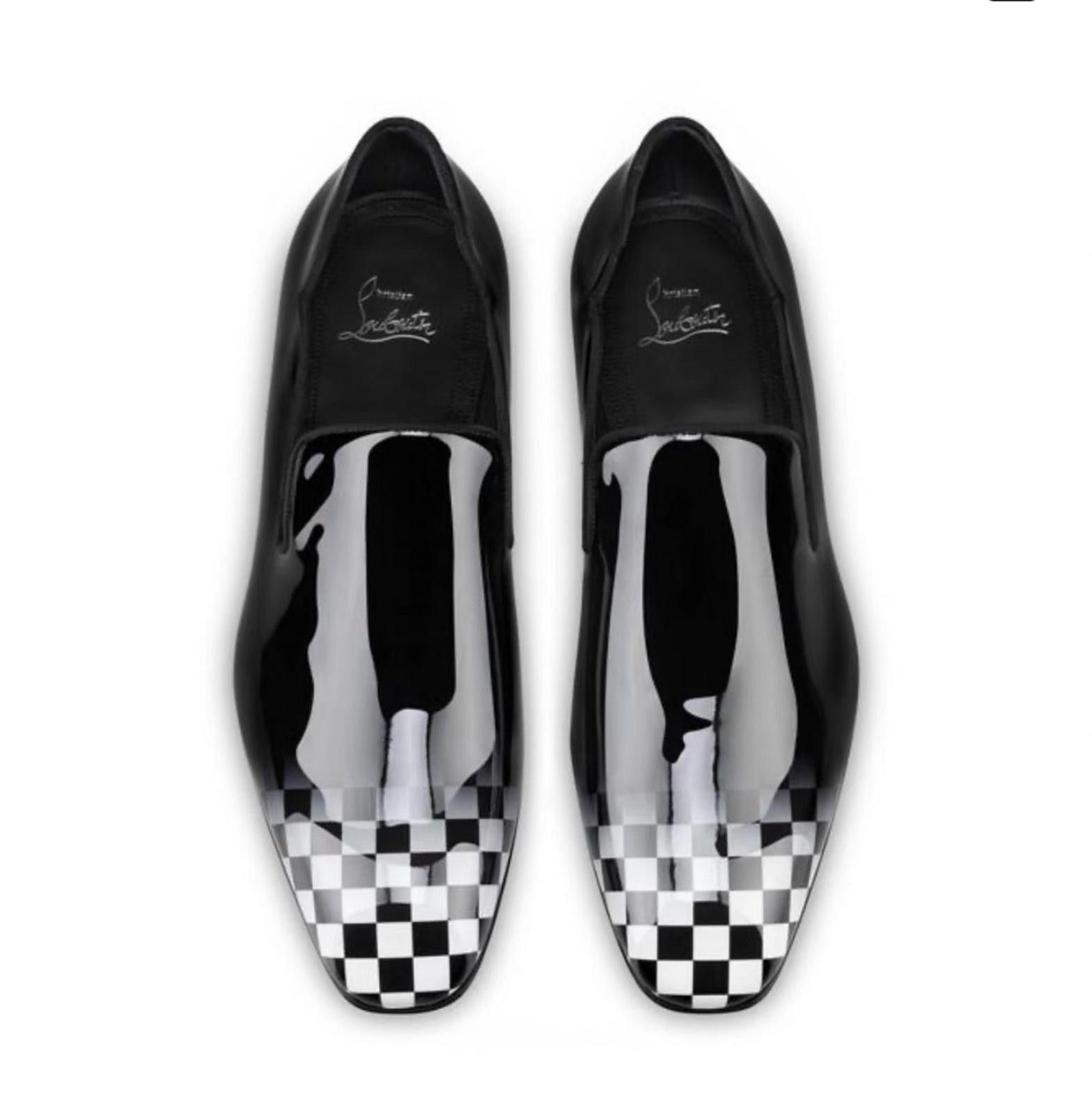 Christian Louboutin dandy chick orlato flat patent leather Size US 12 / EU 45 - 3 Thumbnail