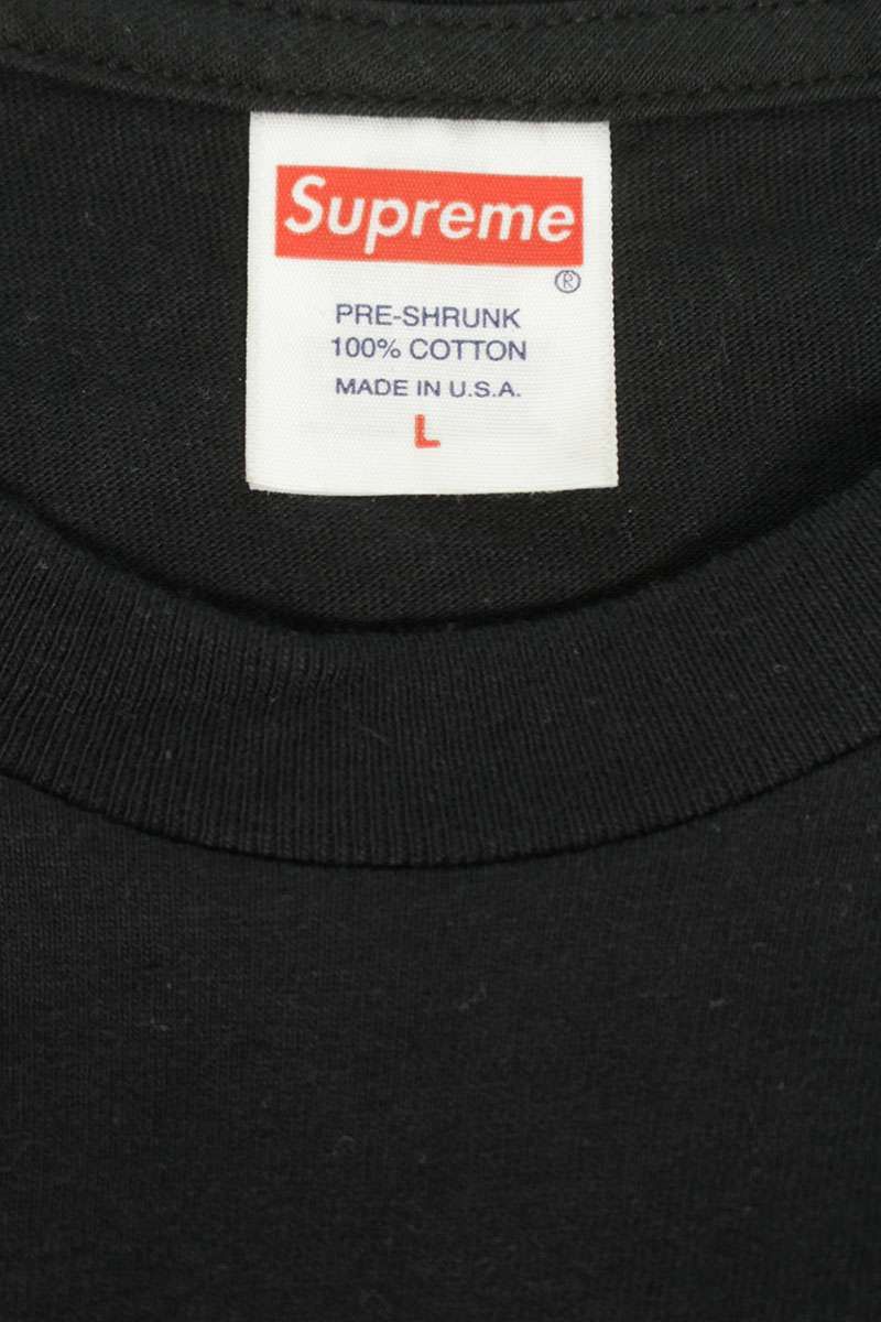 Supreme SUPREME 24SS Pinline Tee Black Size L Size US L / EU 52-54 / 3 - 3 Thumbnail