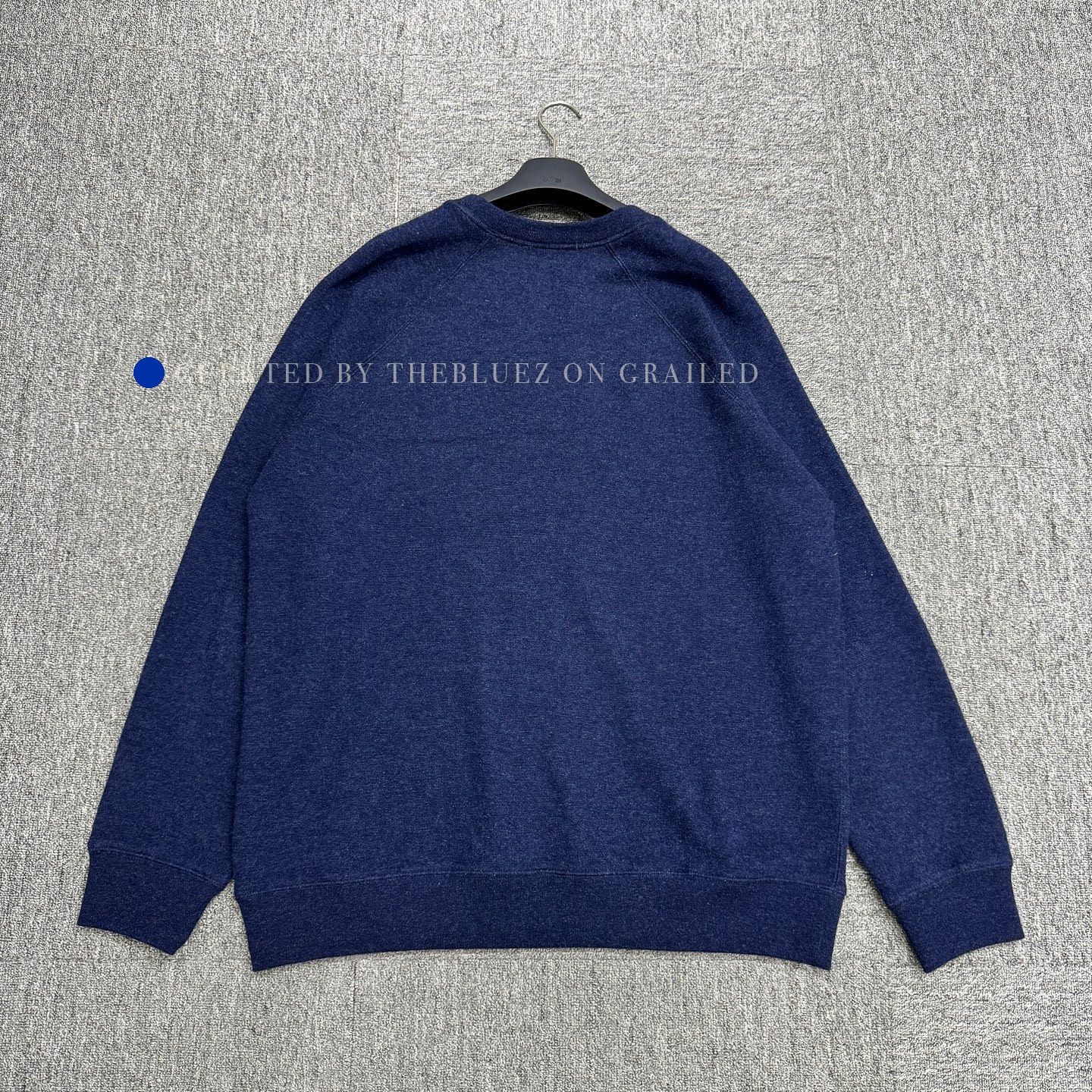 Loro Piana Blue XXL Round Neck Long Sleeve Sweater Size US XXL / EU 58 / 5 - 2 Thumbnail