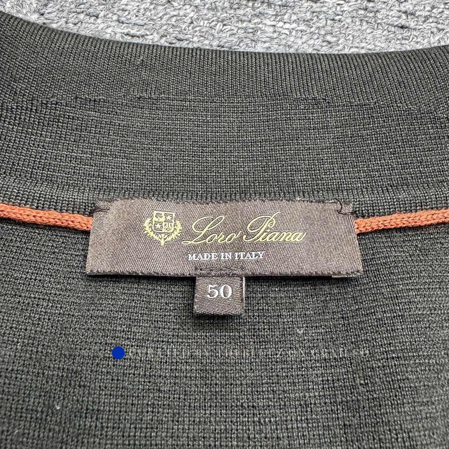 Loro Piana Green Long-Sleeve Polo Shirt Size US M / EU 48-50 / 2 - 3 Thumbnail