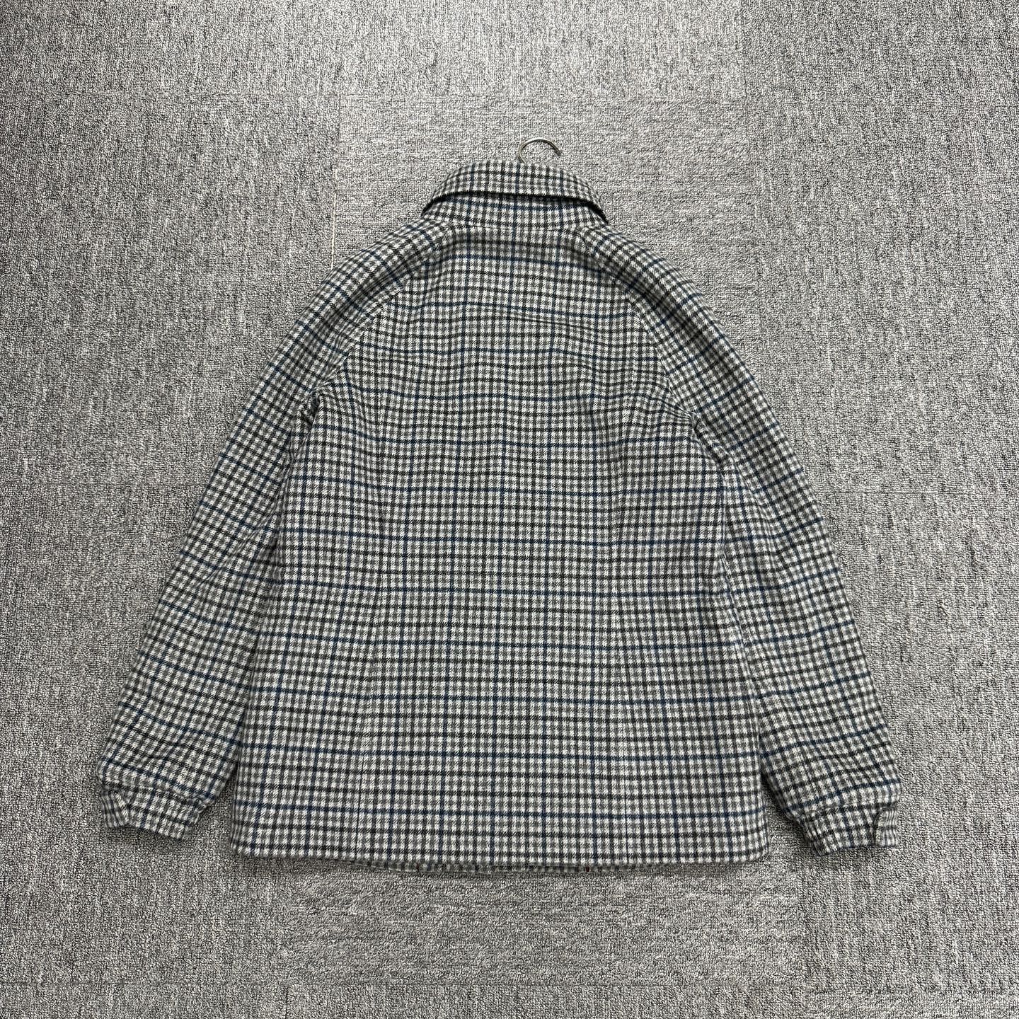 Loro Piana Checkered High Collar Light Jacket Size US XS / EU 42 / 0 - 2 Thumbnail