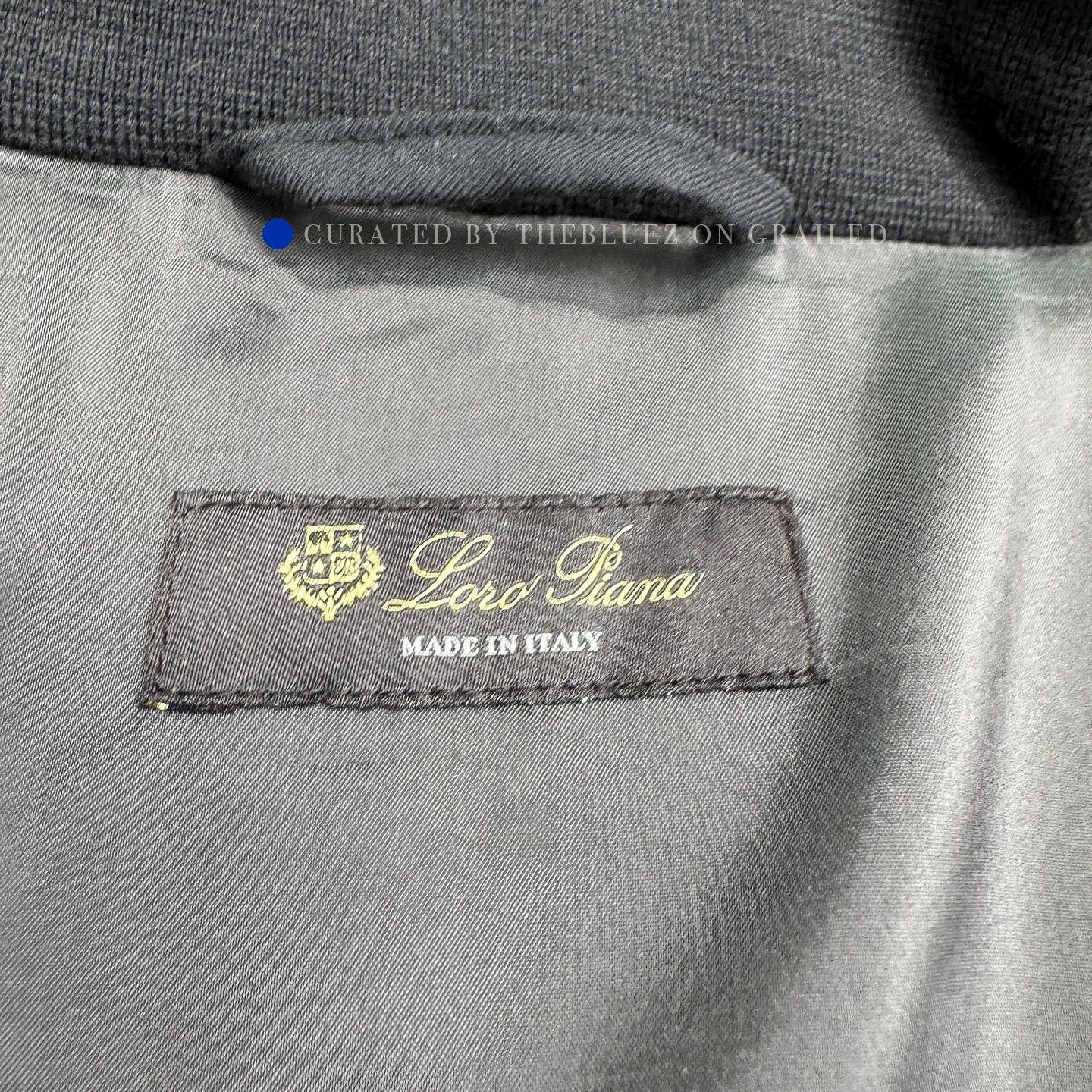 Loro Piana Black Quilted Zip-Up Light Jacket Size US XL / EU 56 / 4 - 3 Thumbnail