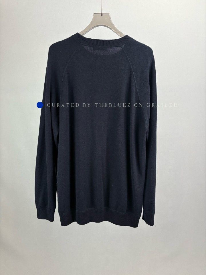Loro Piana Black Long-Sleeve Knit Sweater Size US XXL / EU 58 / 5 - 2 Thumbnail