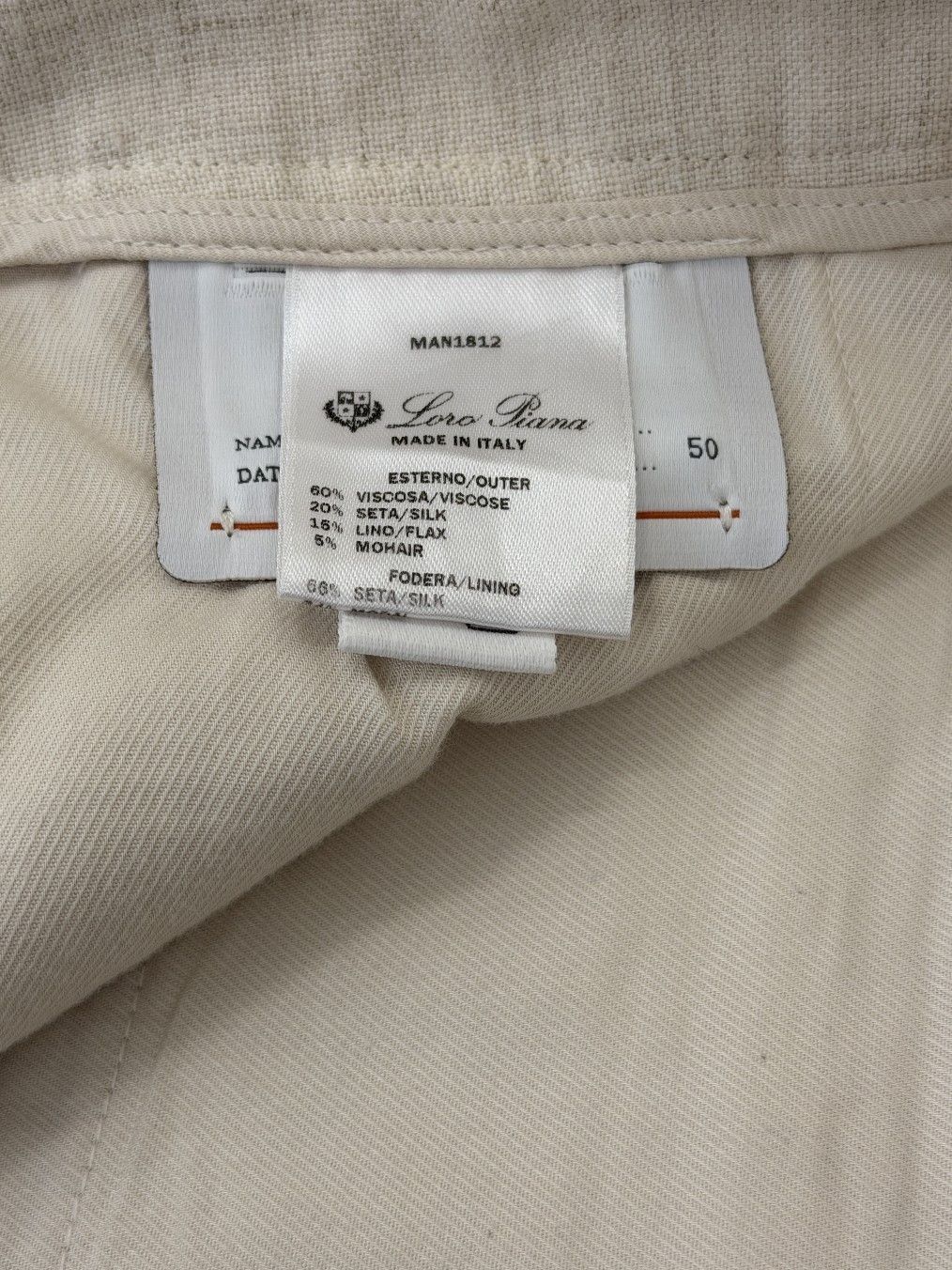 Loro Piana Beige Pleated Tailored Shorts Size US 34 / EU 50 - 6 Thumbnail