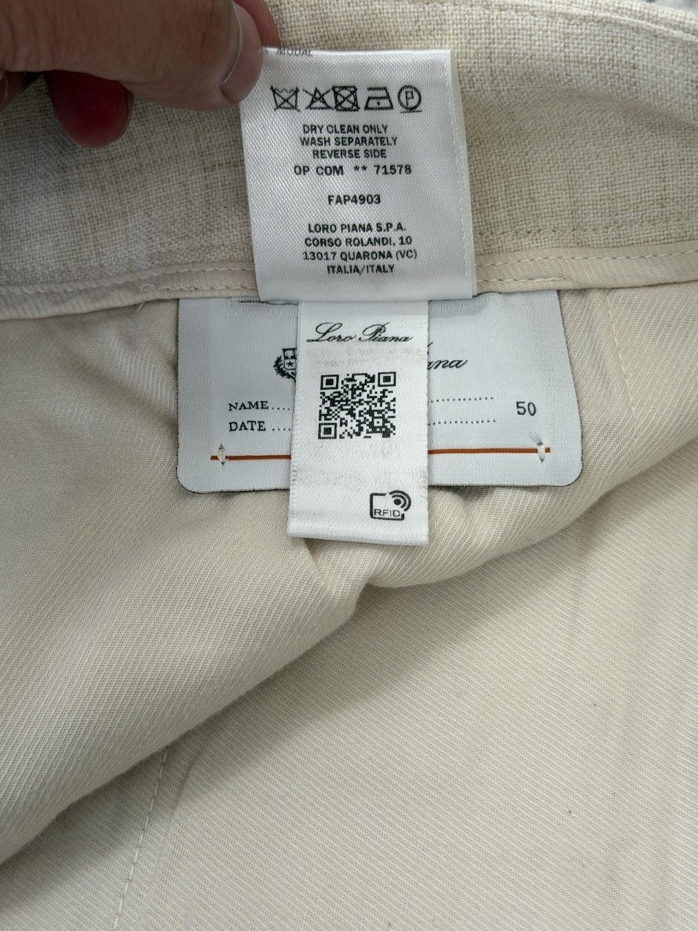 Loro Piana Beige Pleated Tailored Shorts Size US 34 / EU 50 - 4 Thumbnail