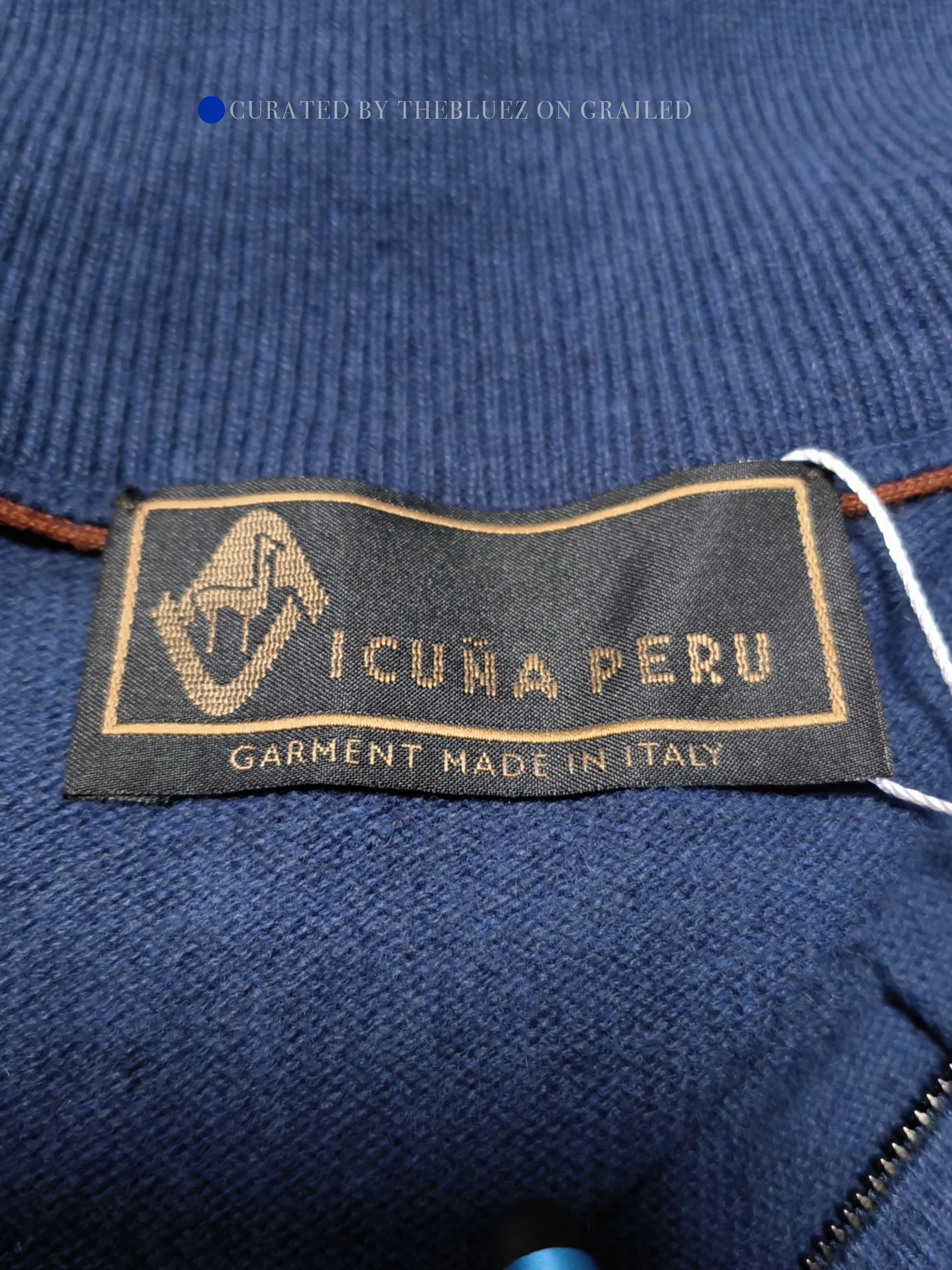 Loro Piana Blue Zip-Up Sweater - XL Size US XL / EU 56 / 4 - 3 Thumbnail