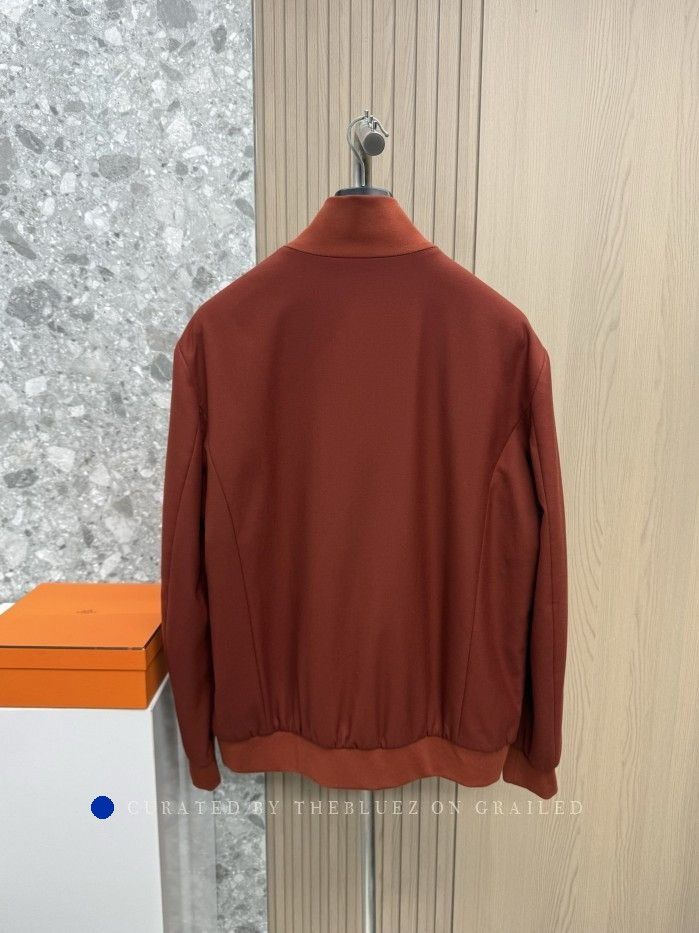 Loro Piana Orange XL Bomber Jacket Size US XL / EU 56 / 4 - 2 Thumbnail