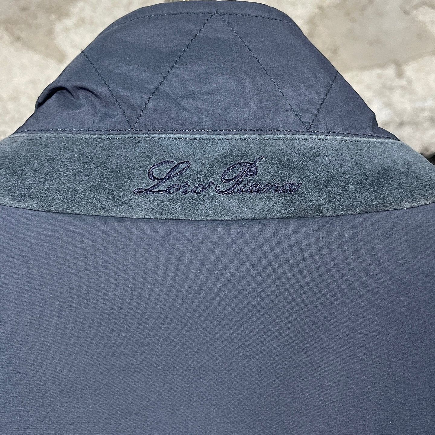Loro Piana Blue Quilted Button-Front Jacket with Pockets Size US M / EU 48-50 / 2 - 9 Thumbnail