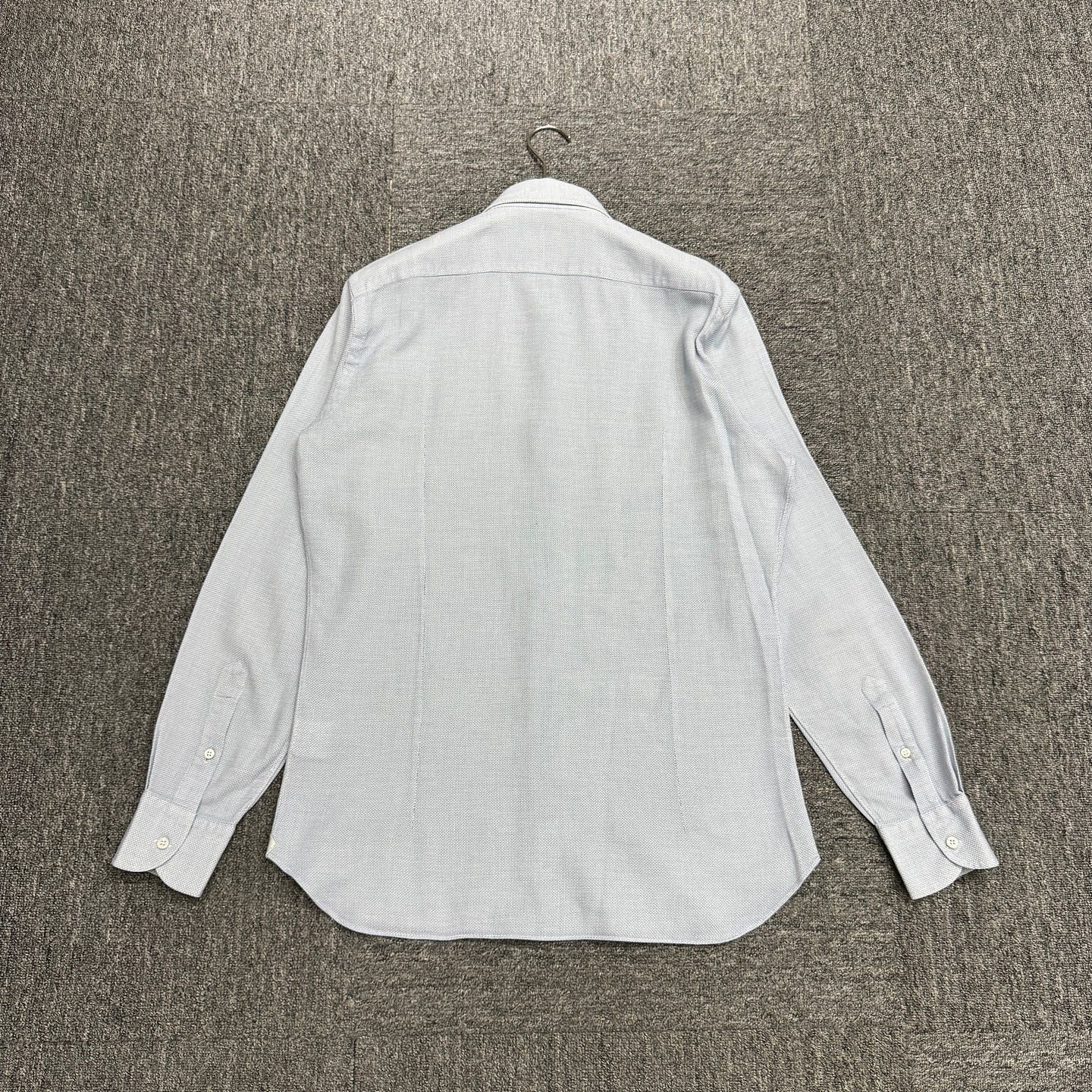 Loro Piana Gray Long Sleeve Button Up Shirt Size L Size US L / EU 52-54 / 3 - 2 Thumbnail