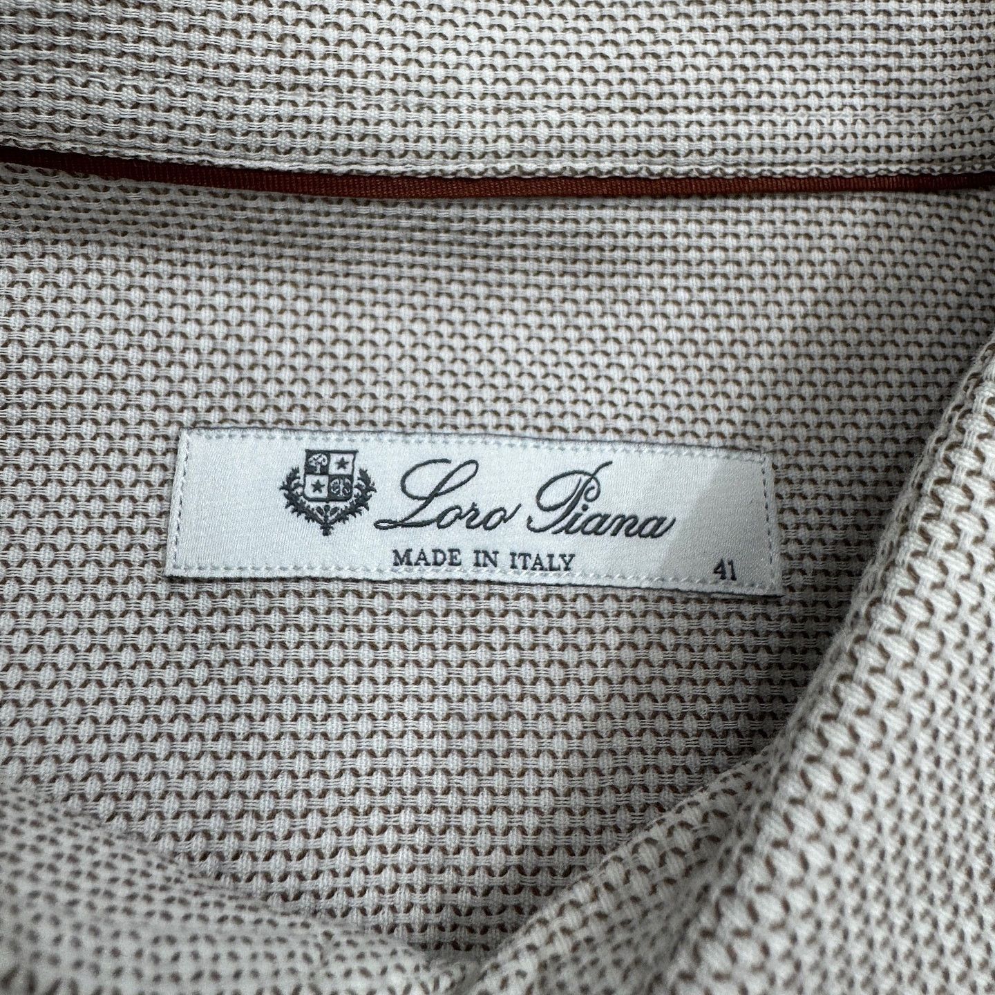 Loro Piana Gray Long-Sleeve Button-Up Shirt Size L Size US L / EU 52-54 / 3 - 3 Thumbnail